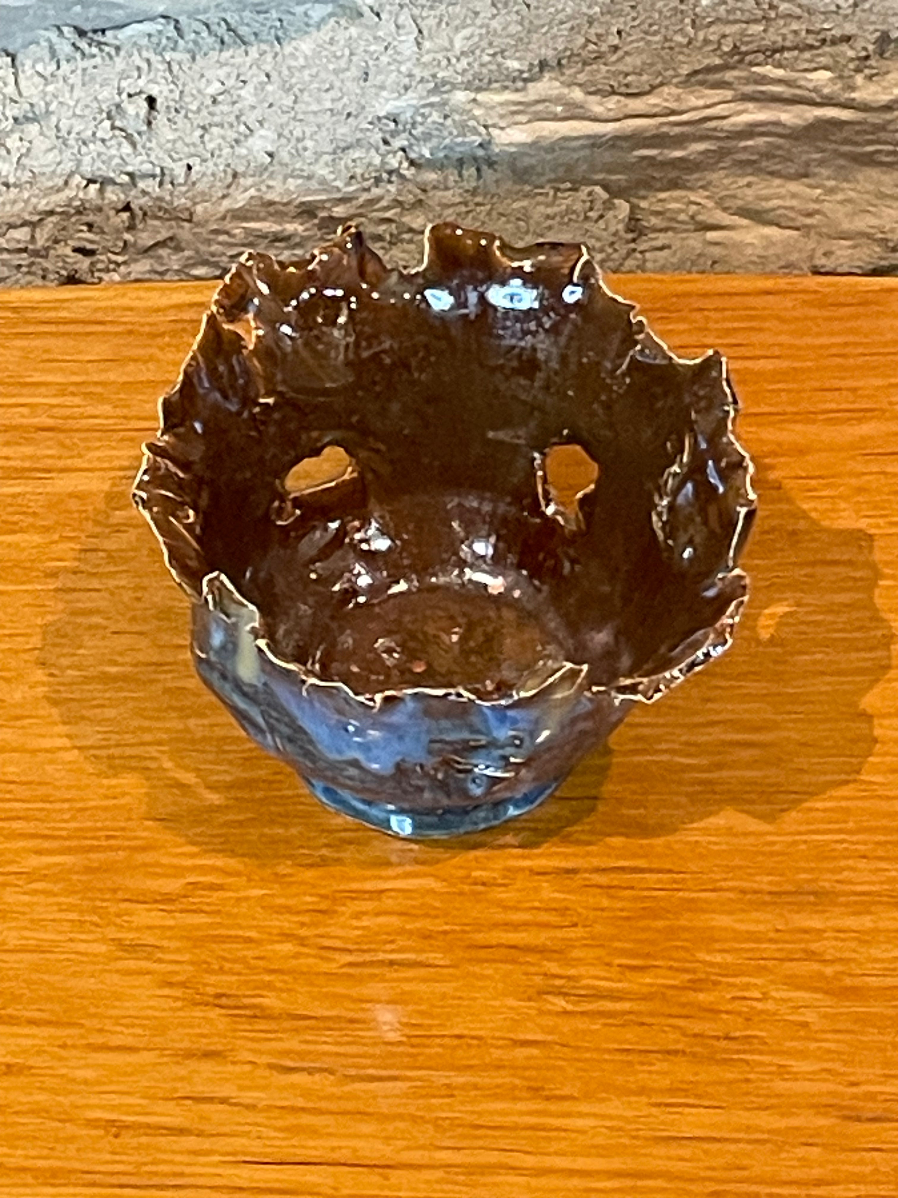 Candle Holder - Green, Copper - 786