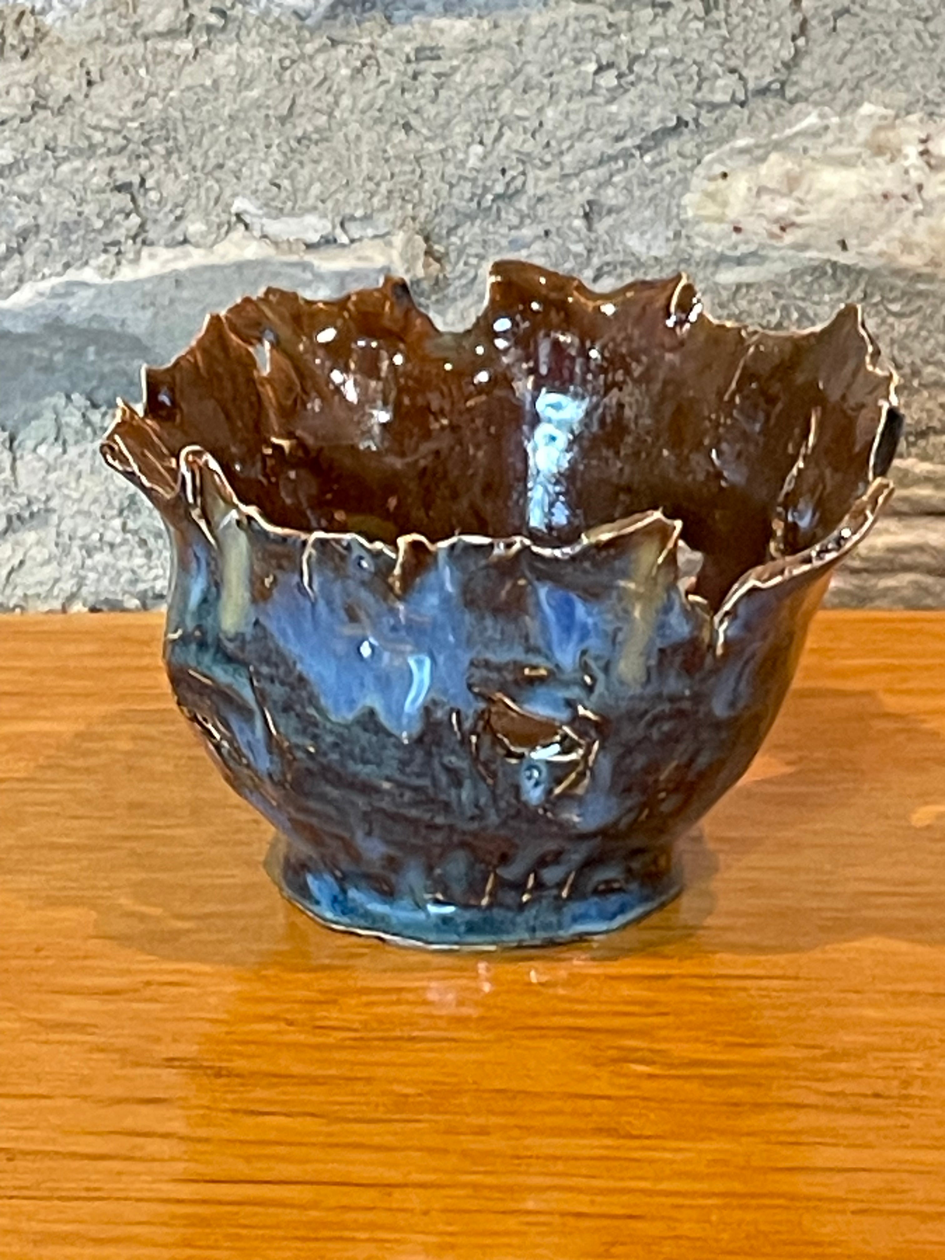 Candle Holder - Green, Copper - 786