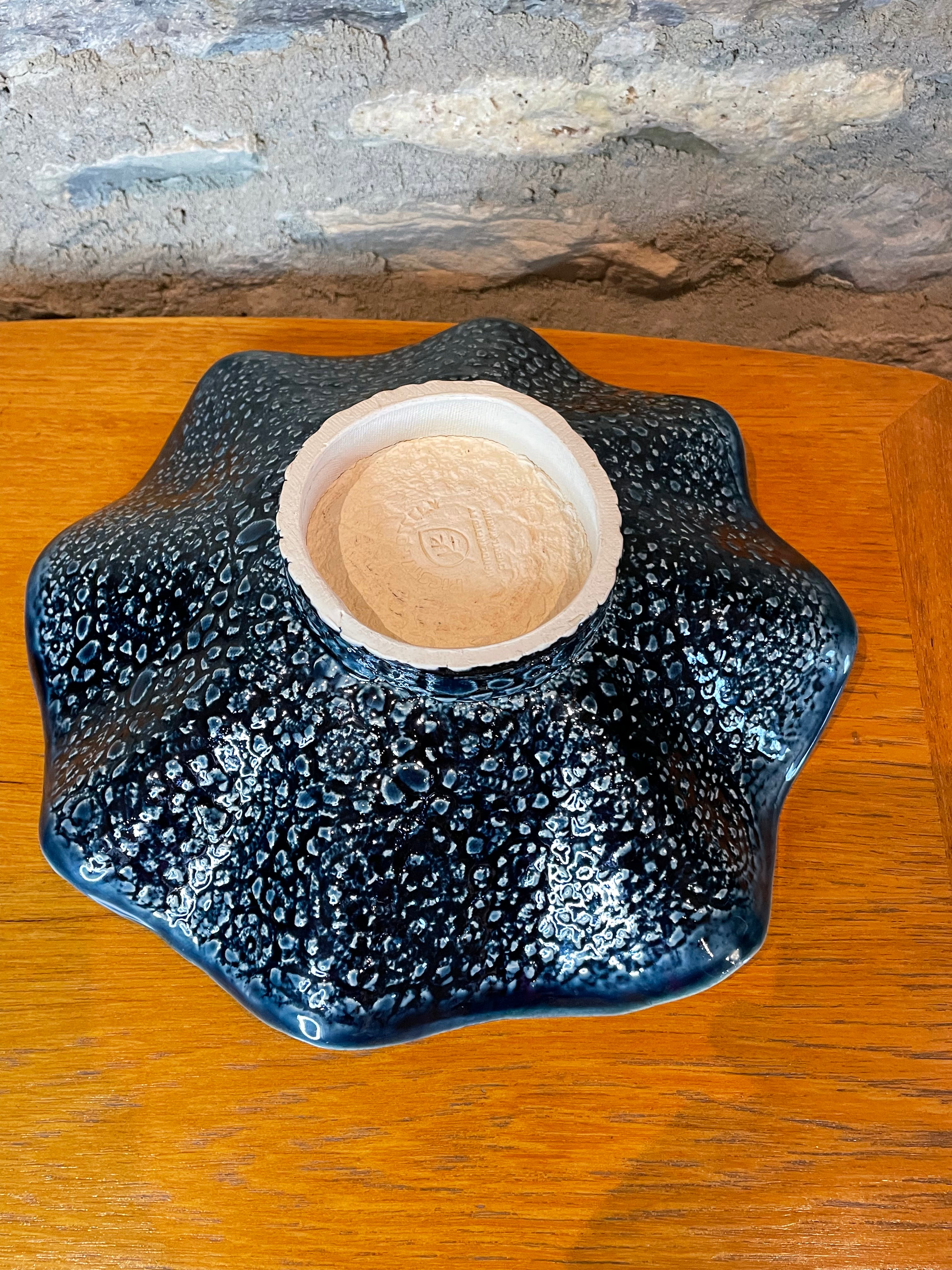 Bowl - Wavy, Blue & Green - 782