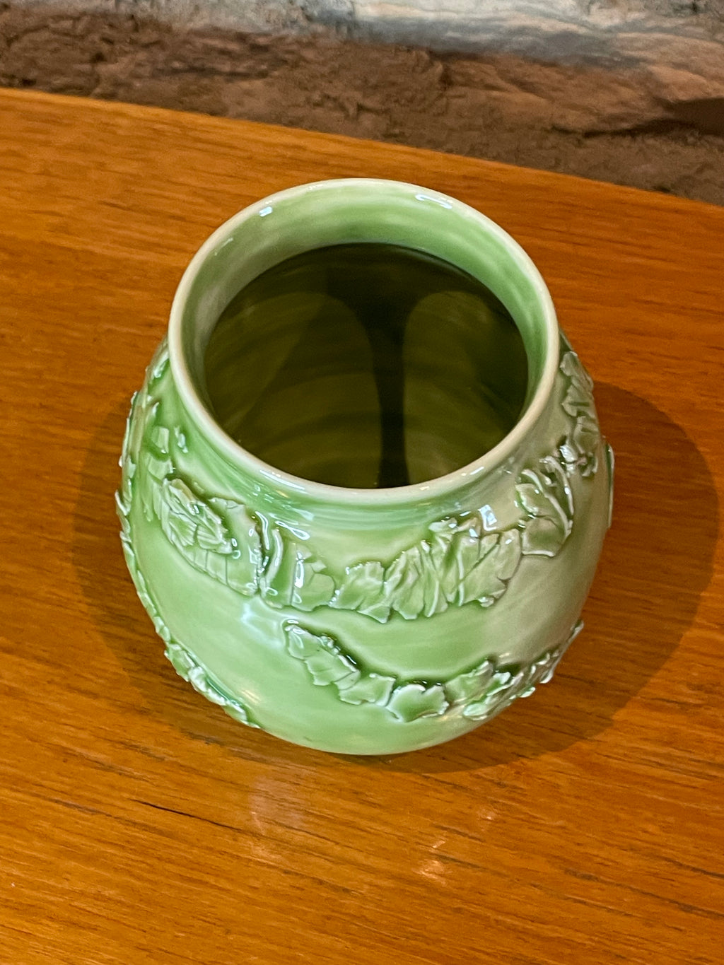 Vase - Green Textured