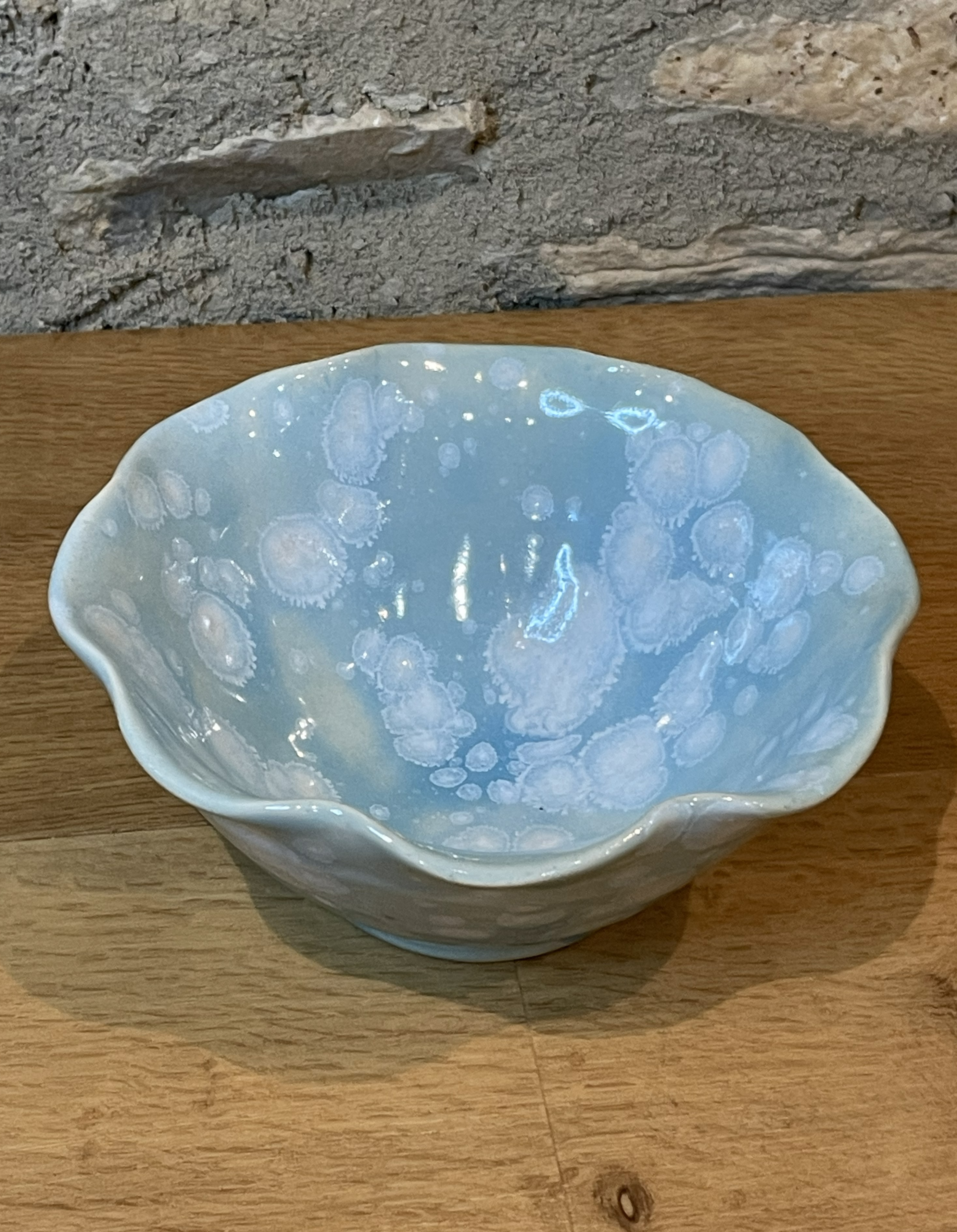Dish - Wavy Edge, Turquoise - 119