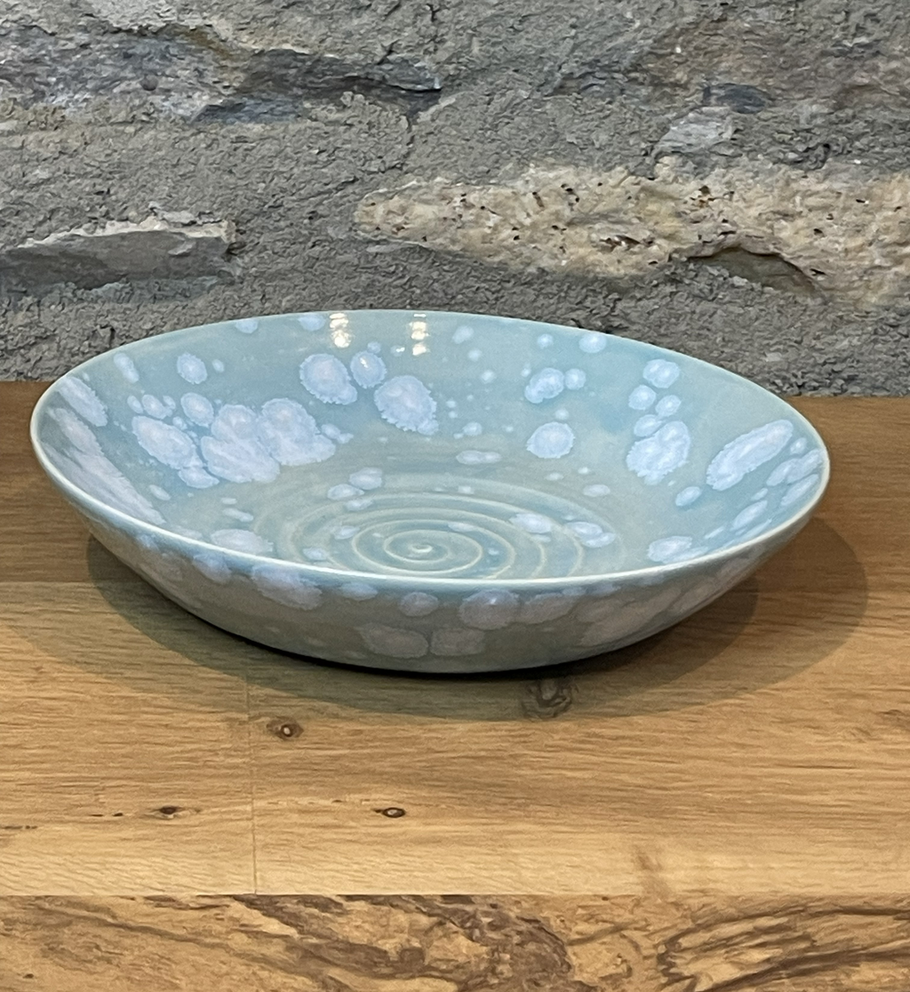 Bowl - Turquoise Potters Swirl - 633