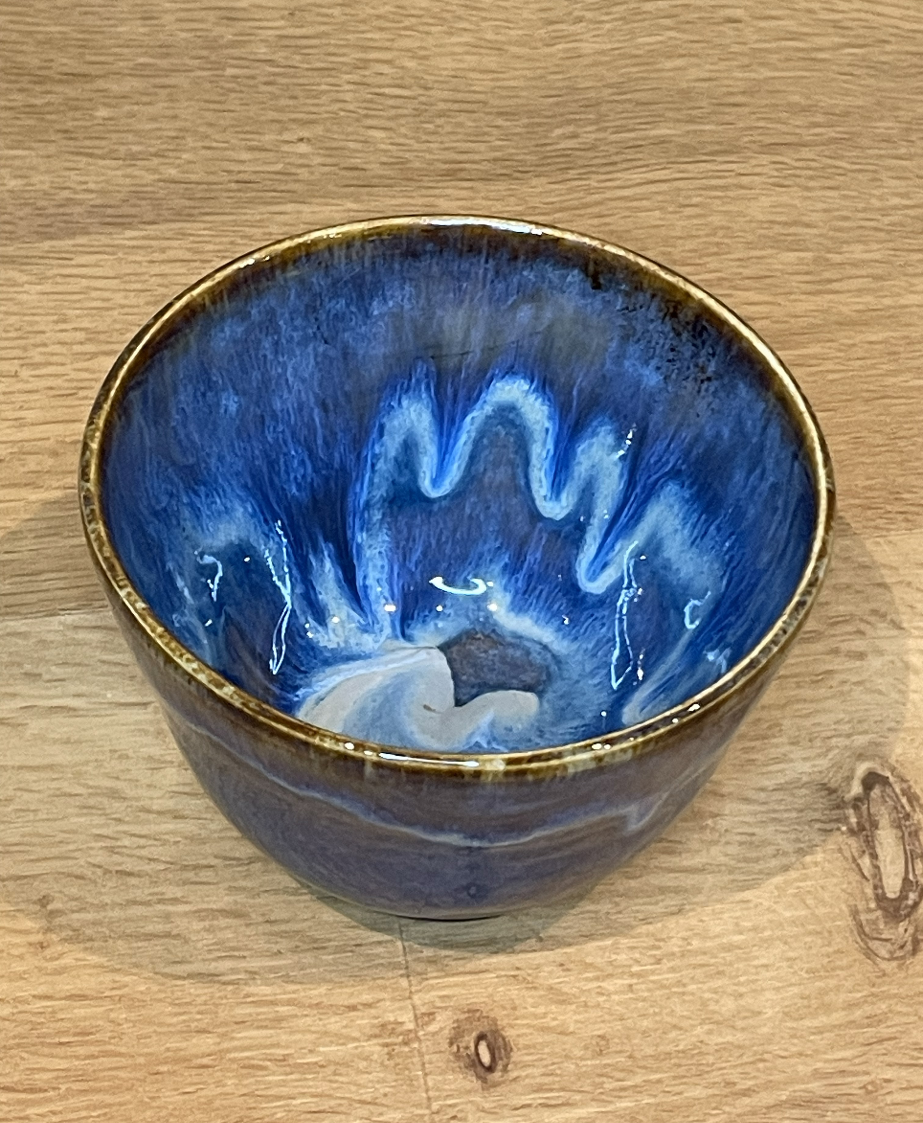 Bowl - Blue & Brown - 485