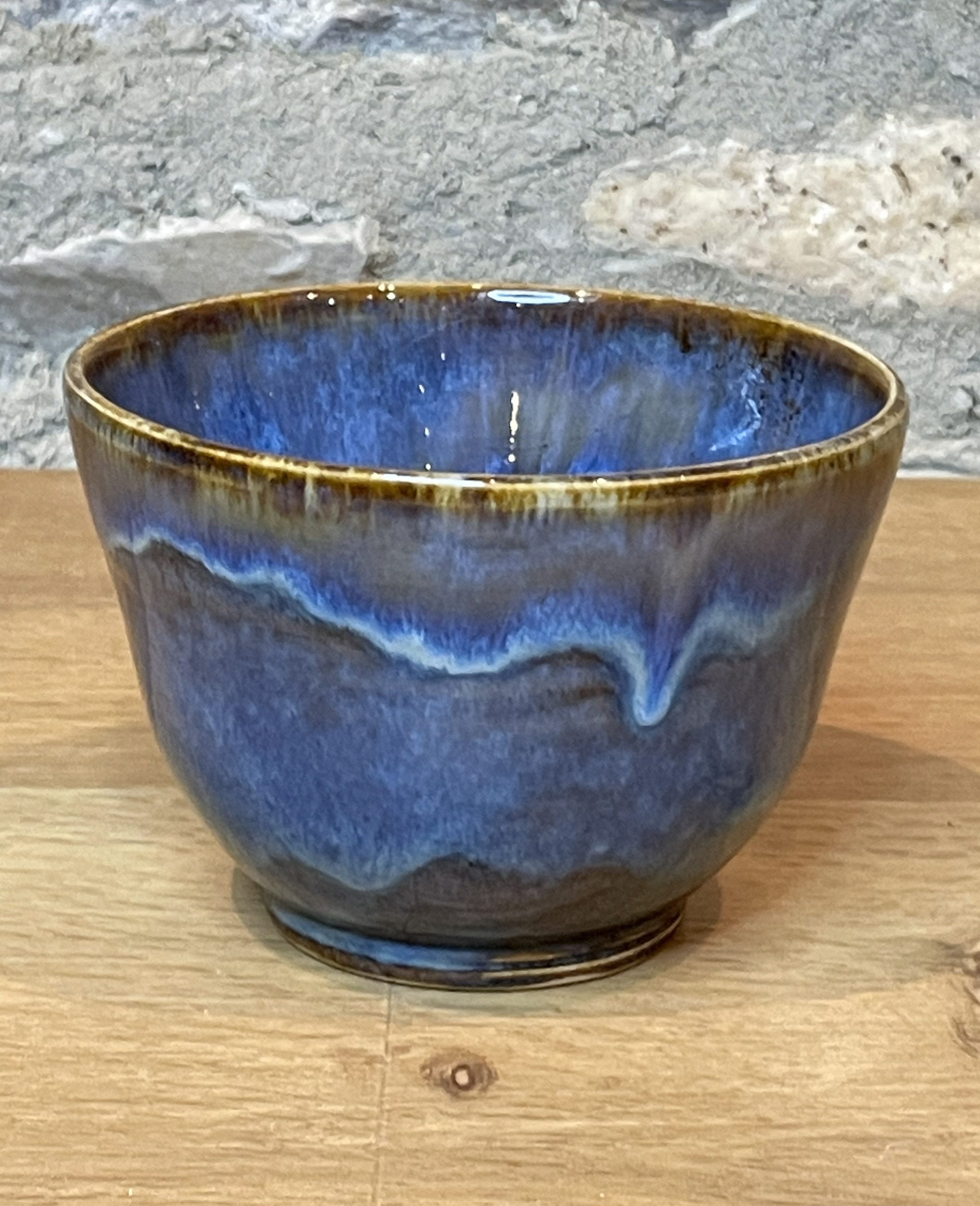 Bowl - Blue & Brown - 485