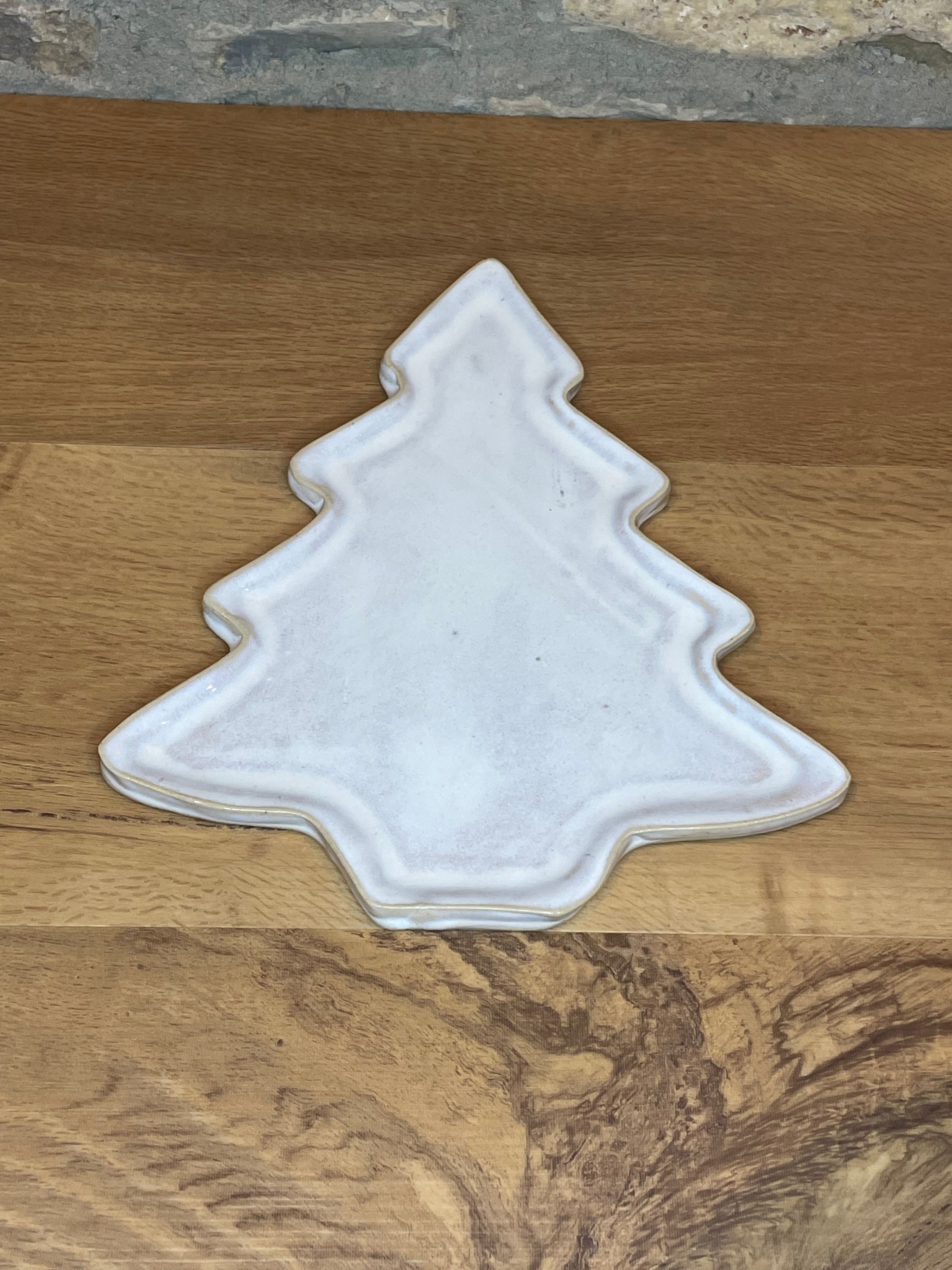 Platter - Tree shaped, Cream - 758