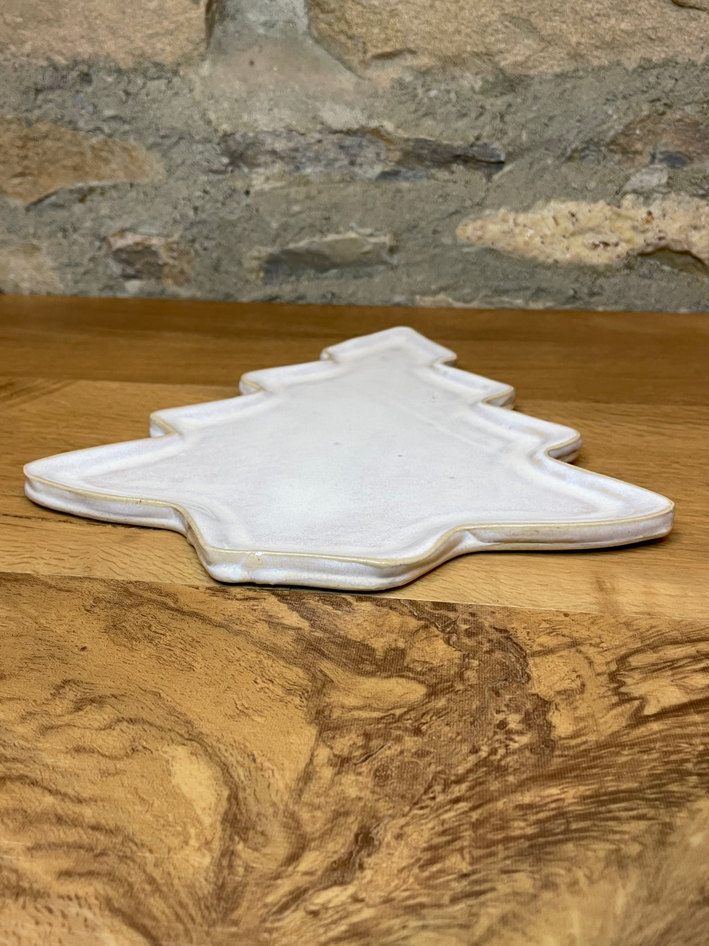 Platter - Tree shaped, Cream - 758