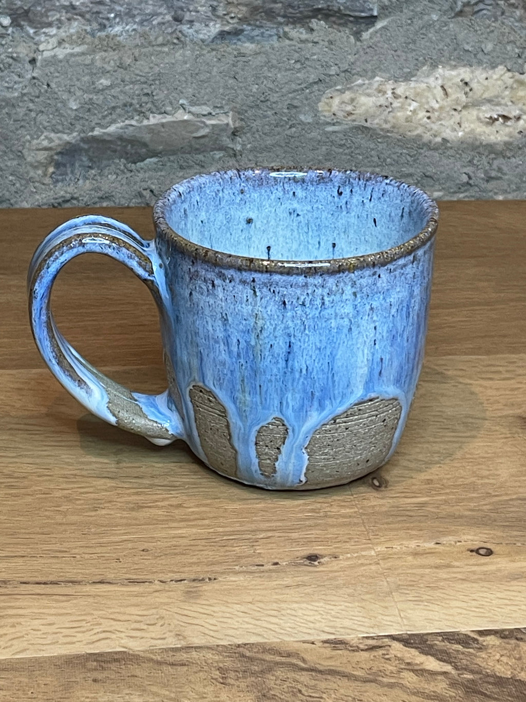 Mug - Lava Fleck, Blue / White - 111