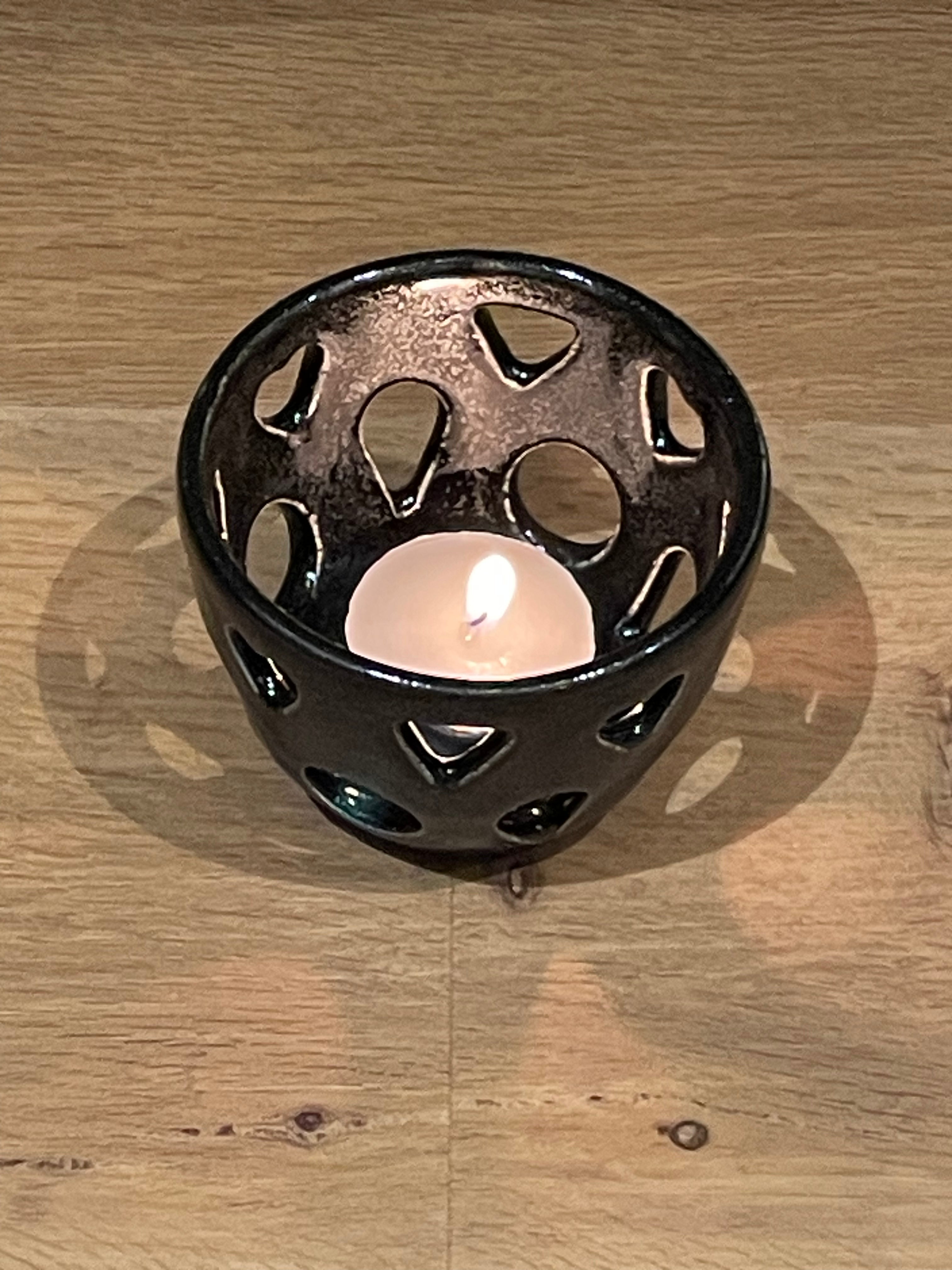 Candle Holder - Black - 793