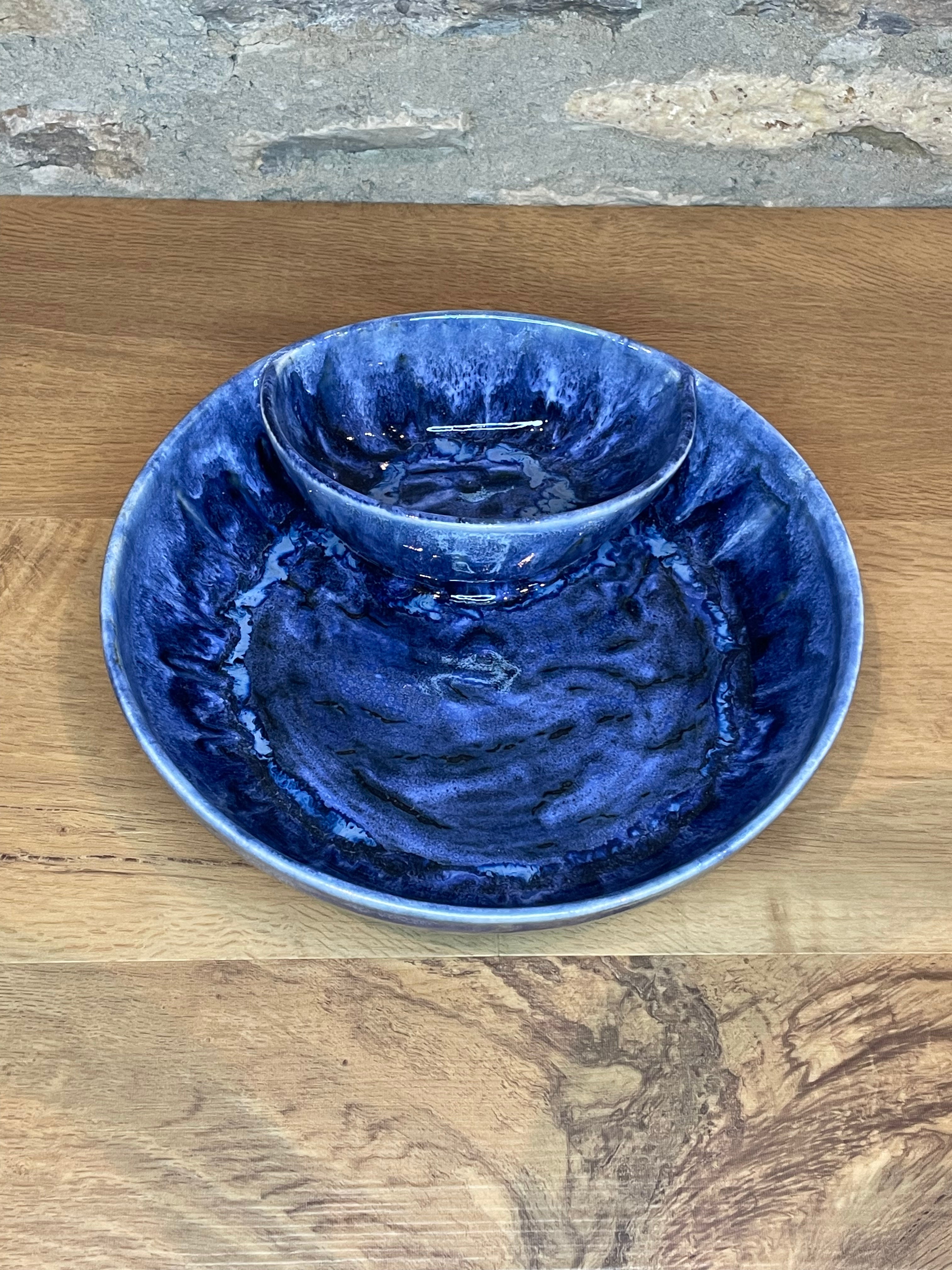 Chip & Dip Bowl - Blue - 109