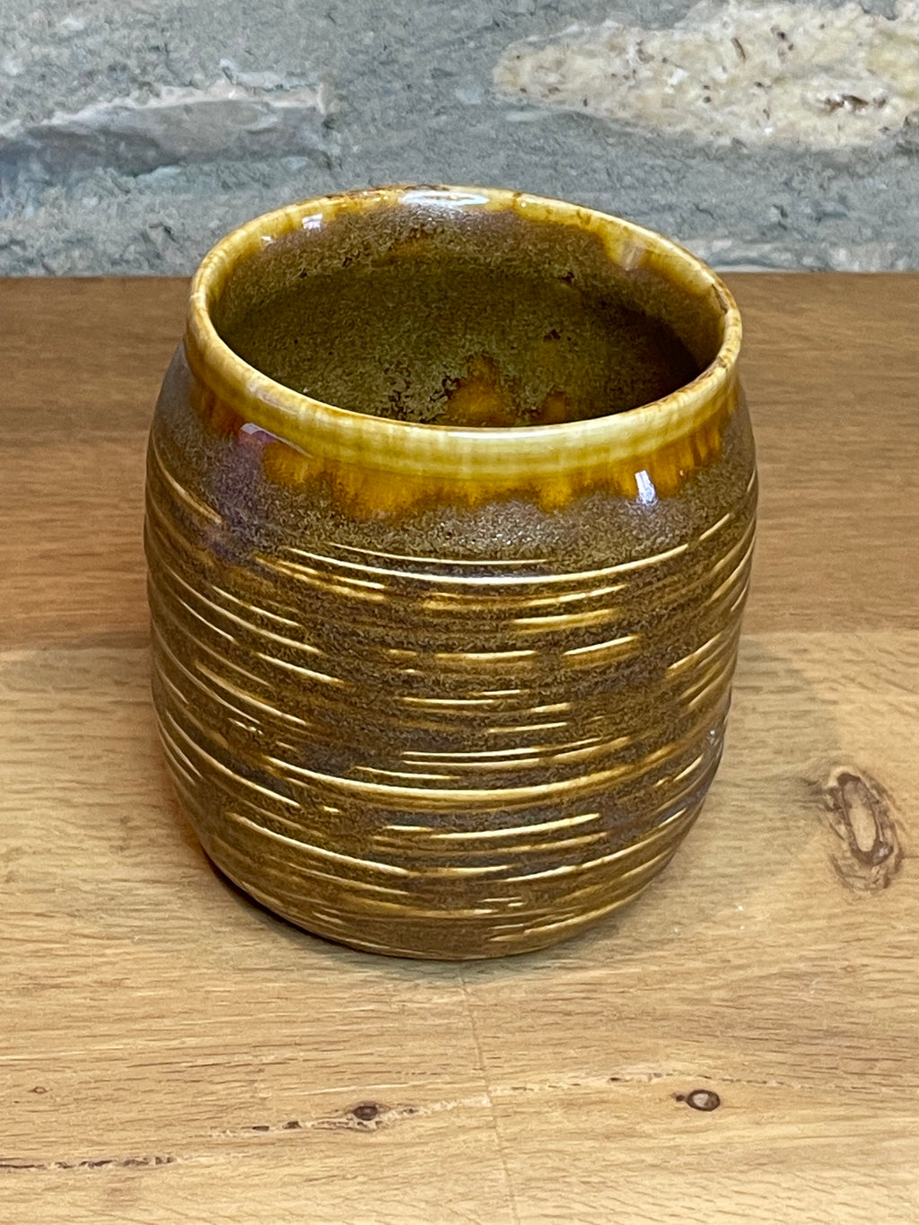 Vase - Honey, Textured - 628
