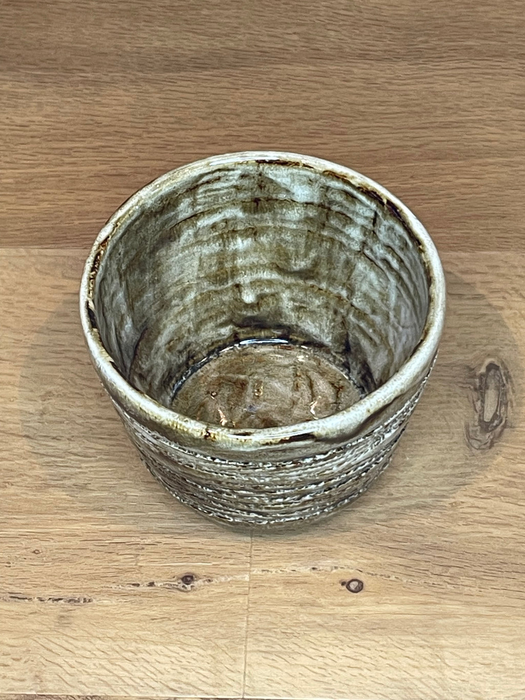 Bowl - Cream / Brown Textured - 113