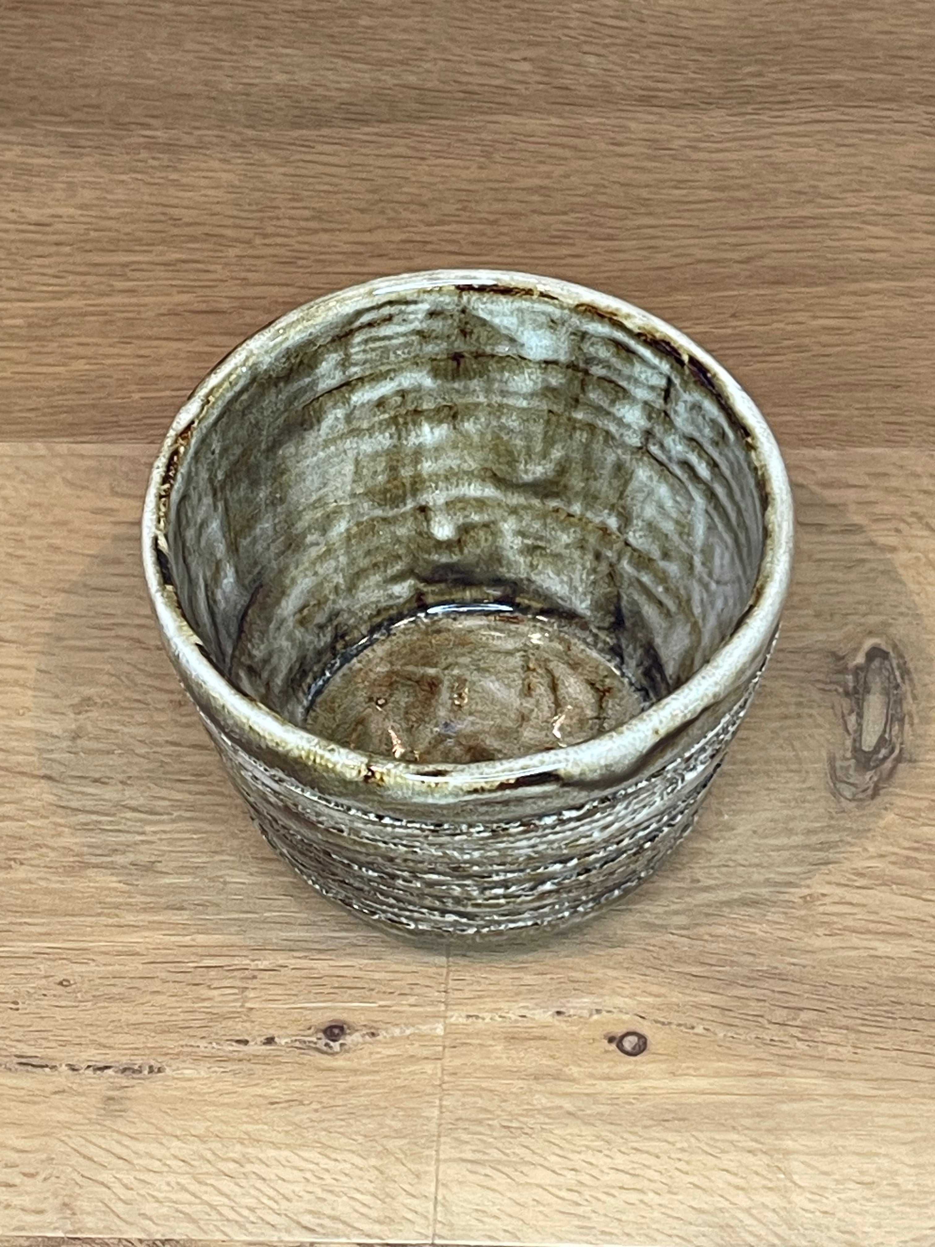 Bowl - Cream / Brown Textured - 113