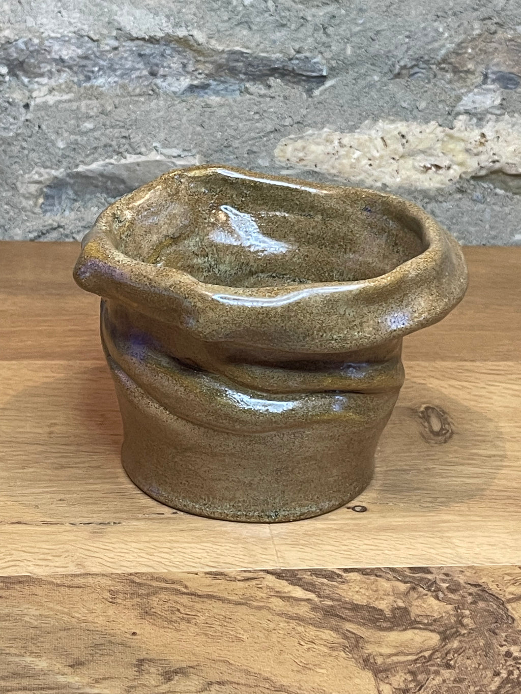 Planter - Sack Shaped Brown - 122