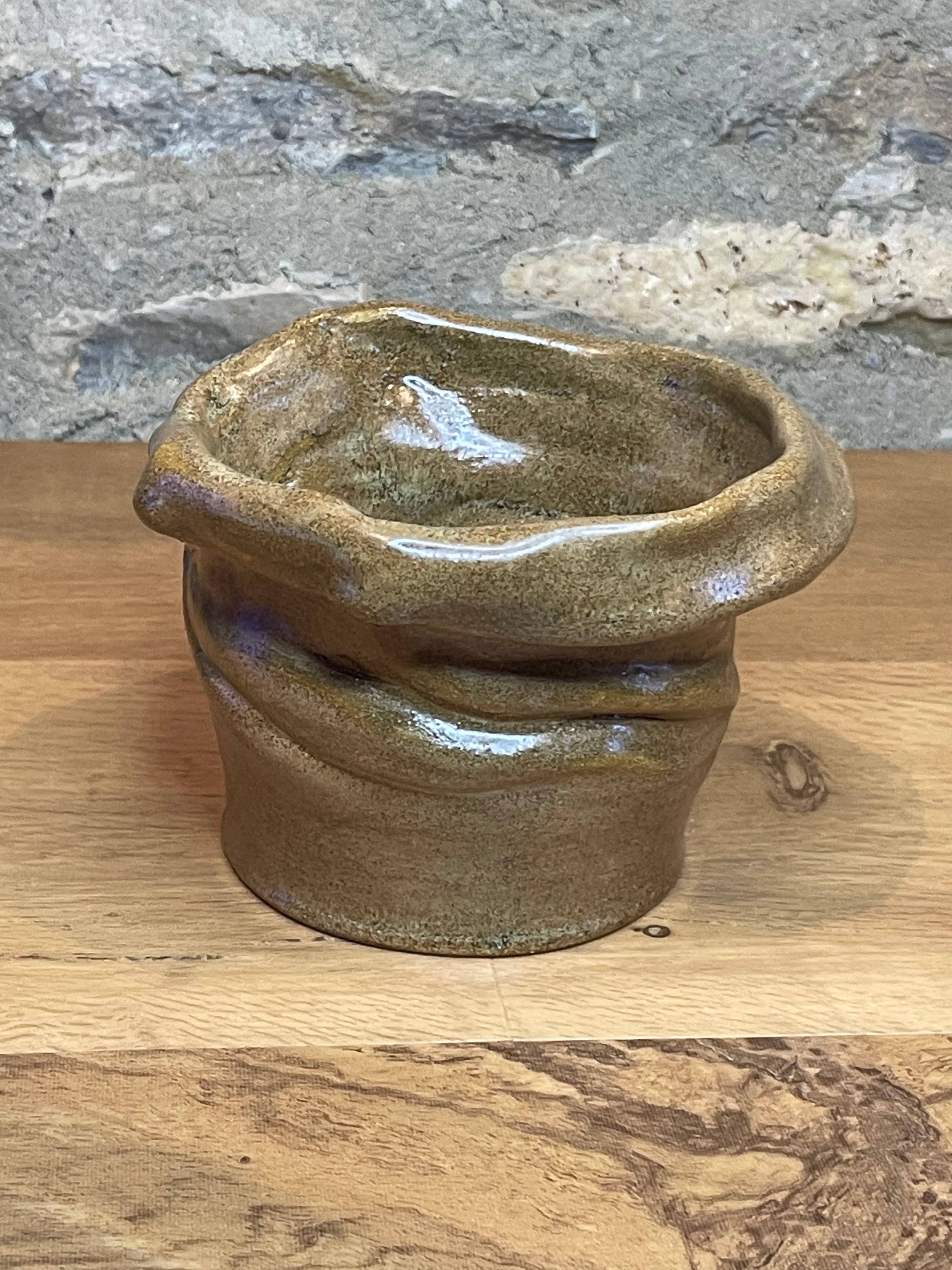 Planter - Sack Shaped Brown - 122
