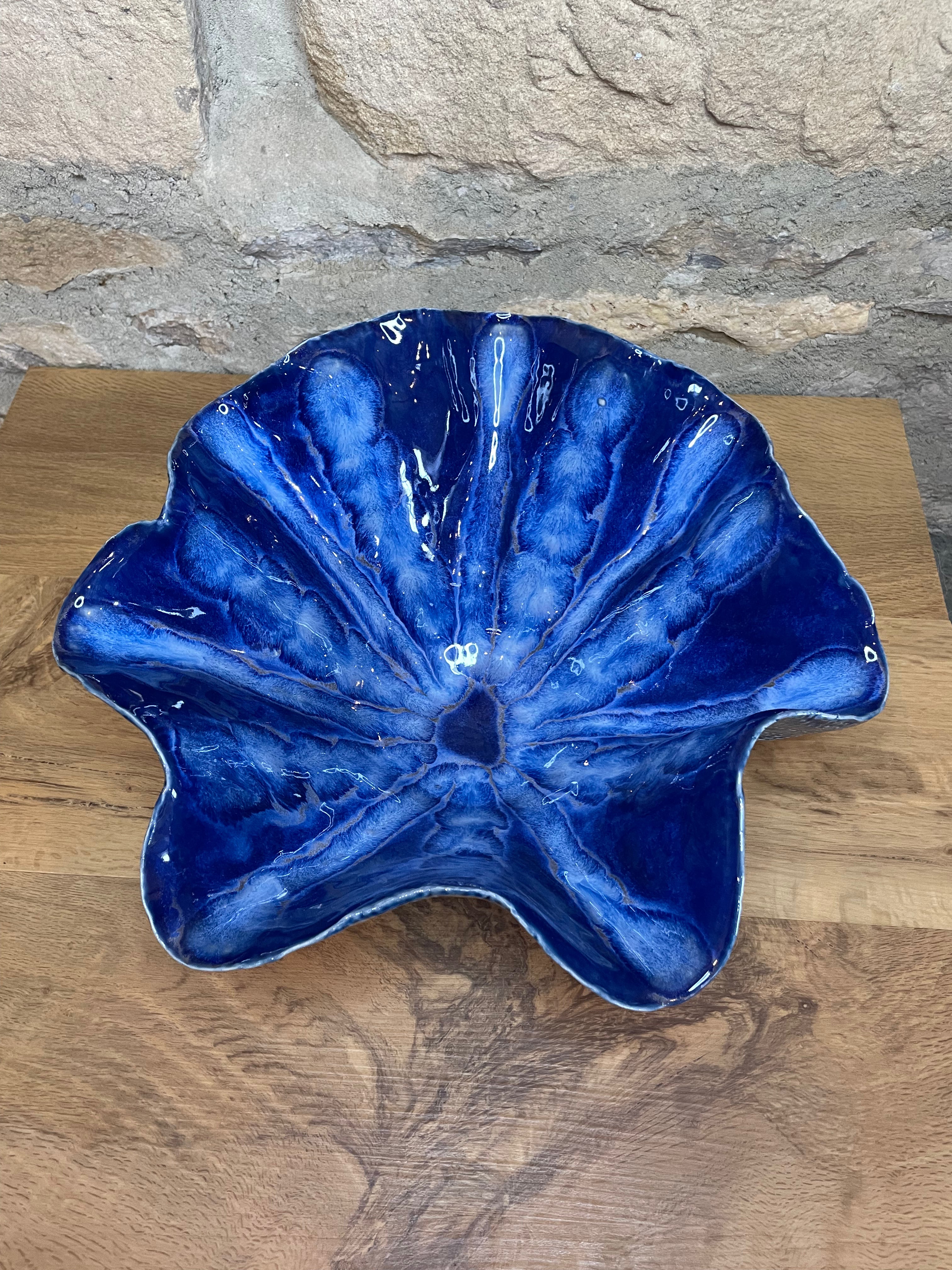 Bowl - Blue Wavy - 806