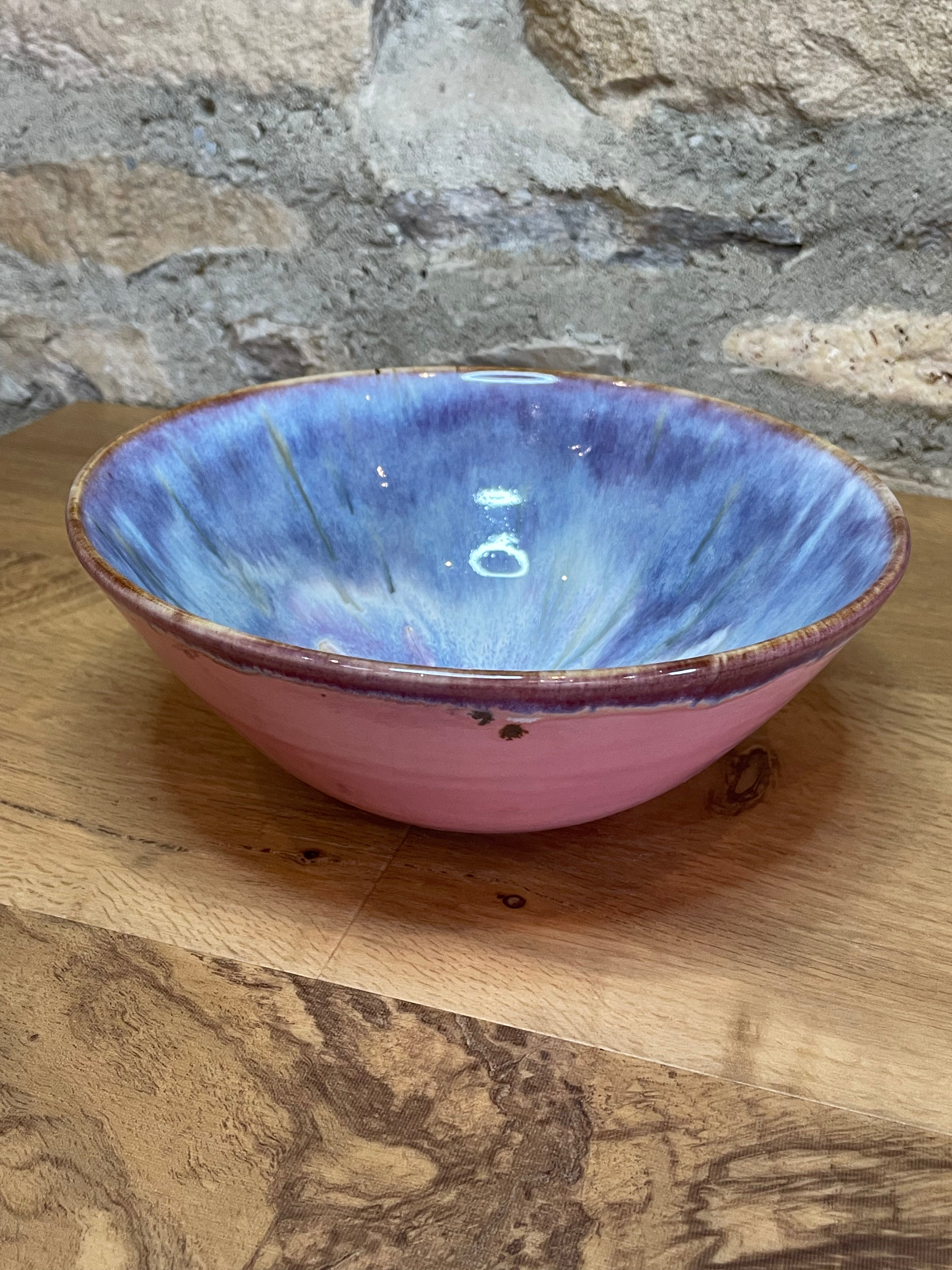 Bowl - Pink & Blue - 797