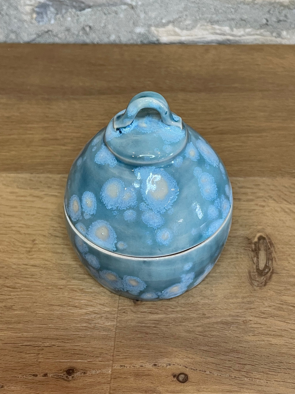 Lidded Pot - Turquoise - 798