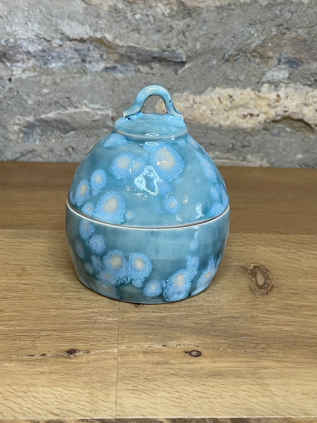 Lidded Pot - Turquoise - 798