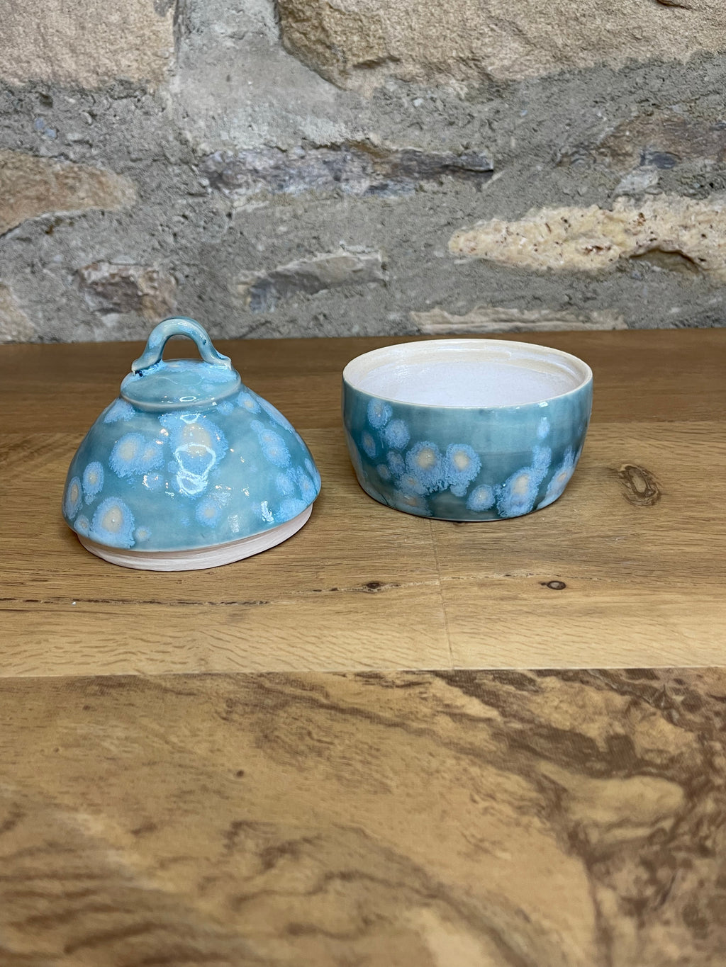 Lidded Pot - Turquoise - 798