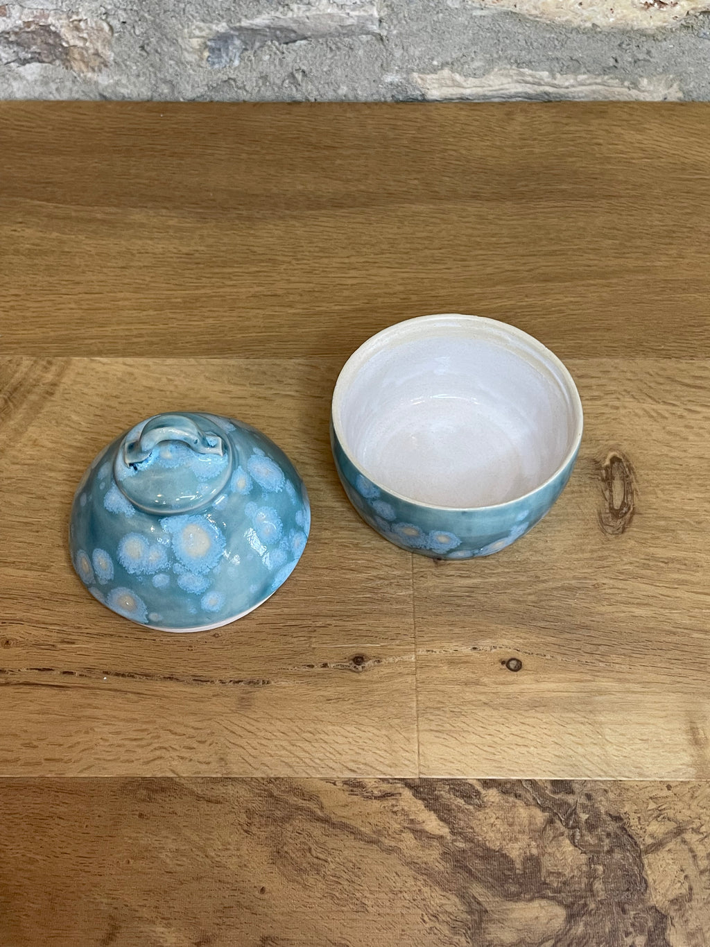 Lidded Pot - Turquoise - 798