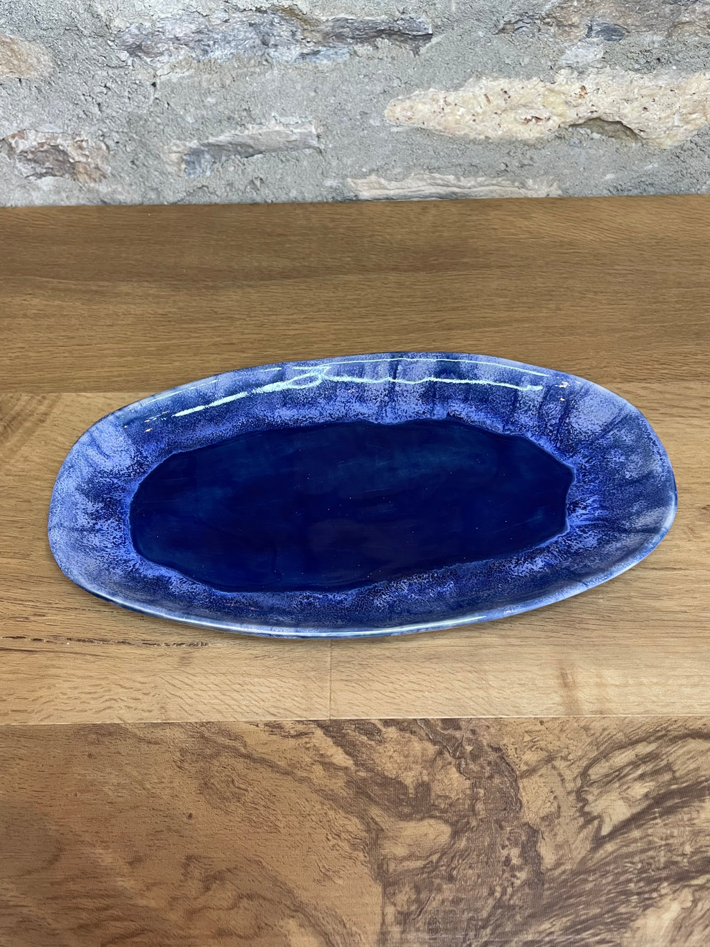 Dish - Blue Oval - 767