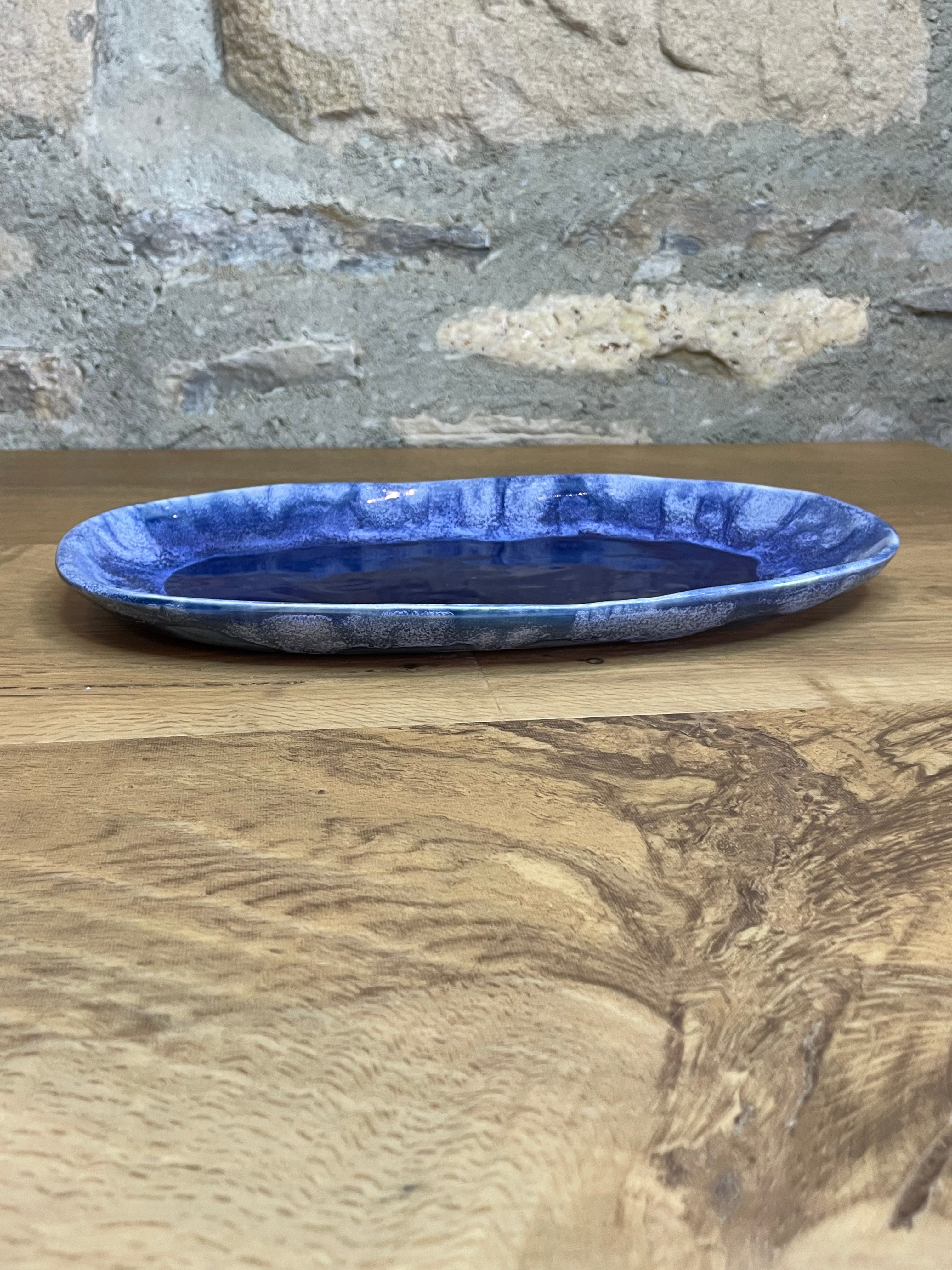 Dish - Blue Oval - 767