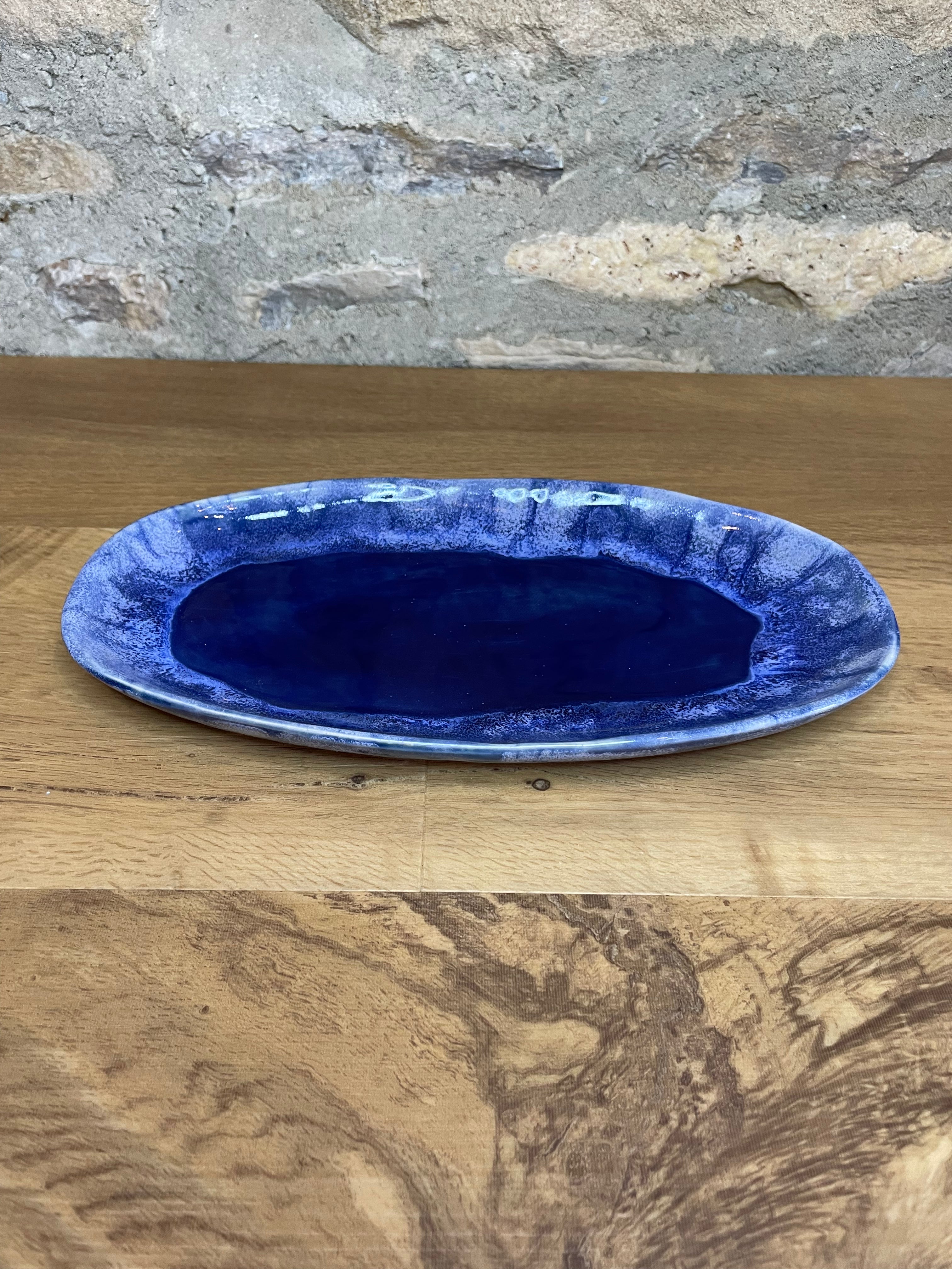Dish - Blue Oval - 767