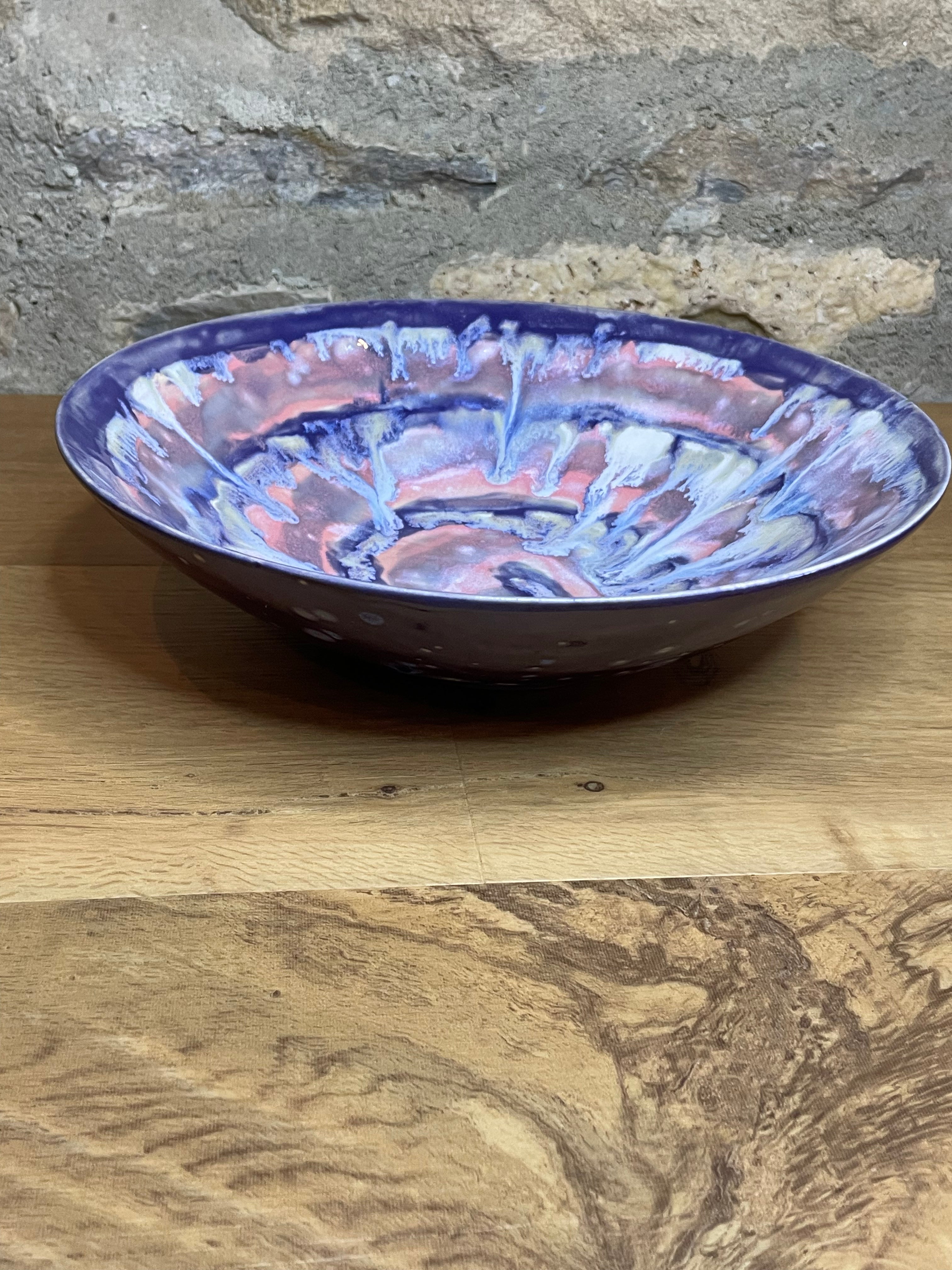 Bowl - Pink & Purple - 796