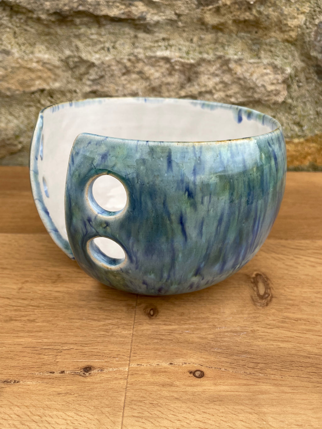 Yarn Bowl - Blue / Green - 811