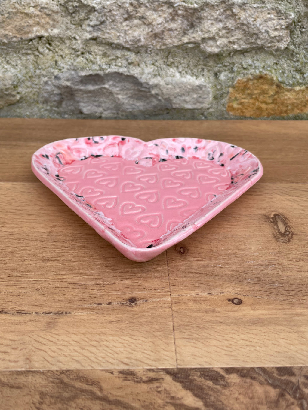 Dish - Pink Heart Shaped