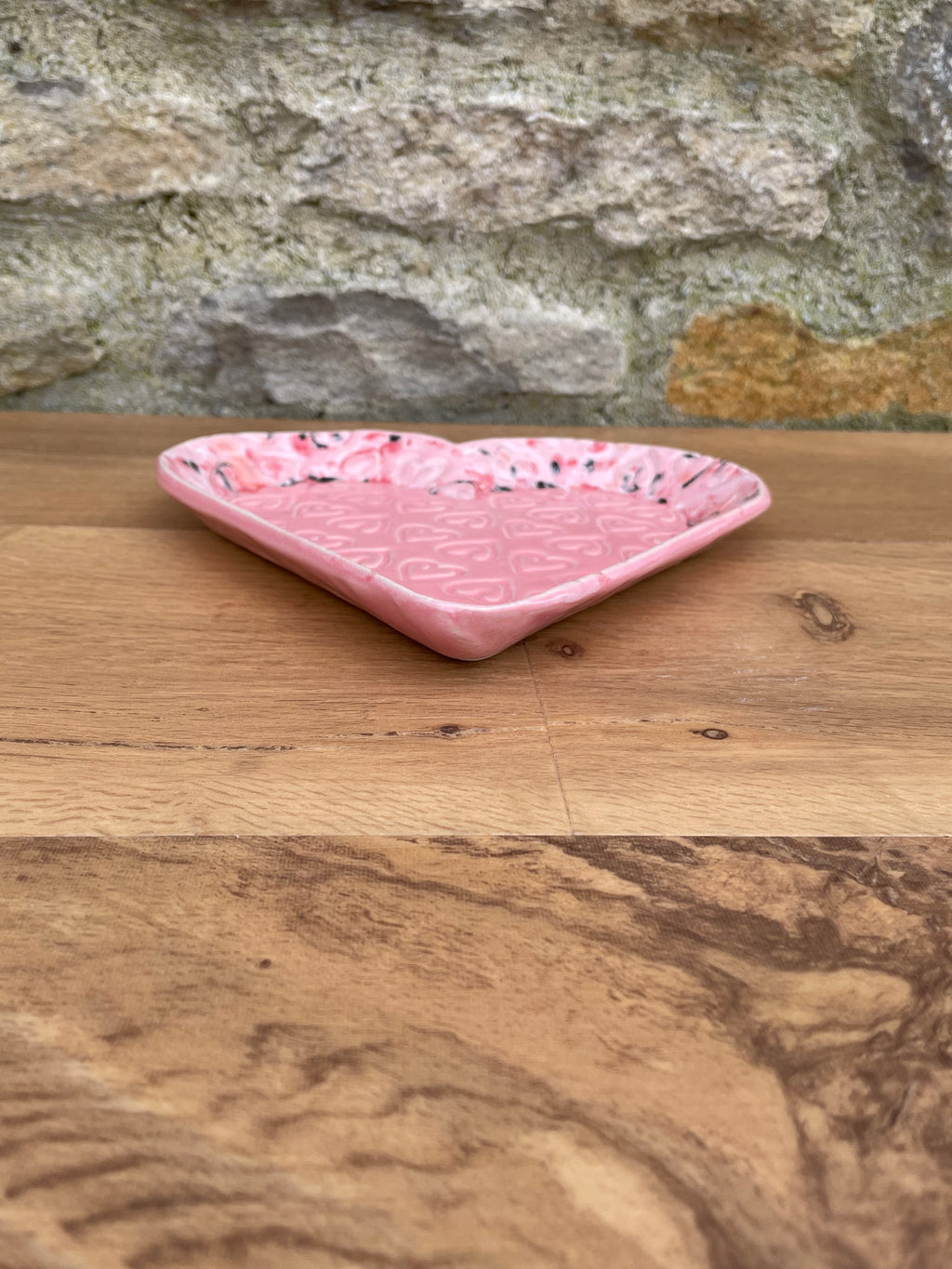 Dish - Pink Heart Shaped