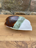Dish - White, Brown & Green - 840