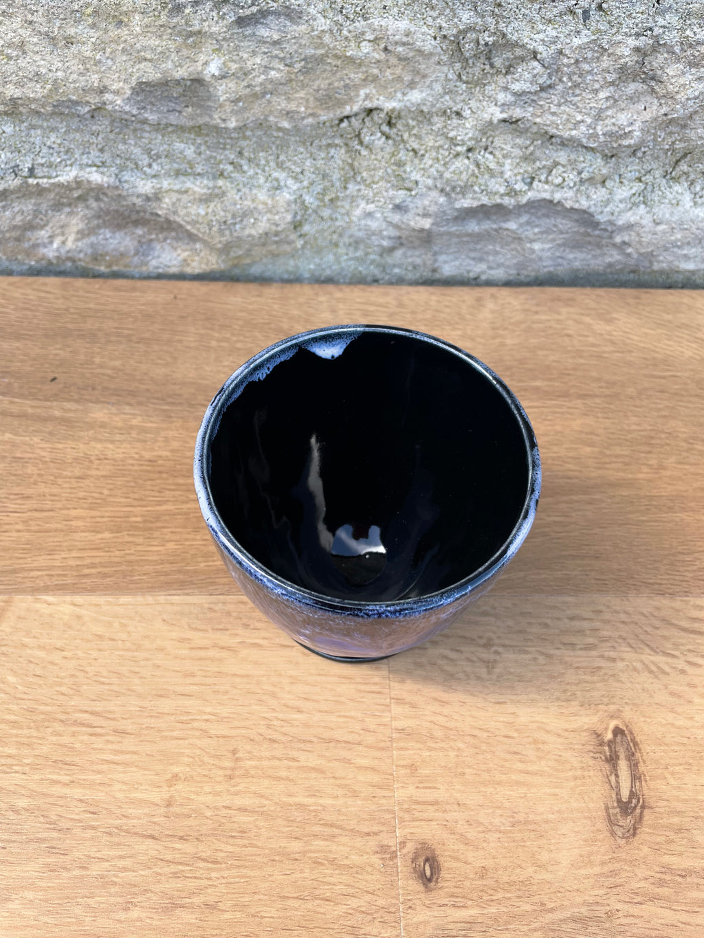 Vase - Blue, White & Black - 862