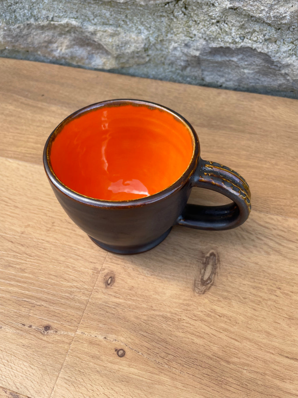 Mug - Brown & Orange - 860