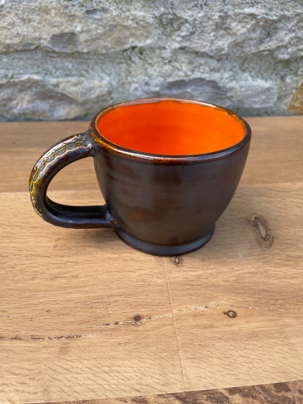 Mug - Brown & Orange - 860