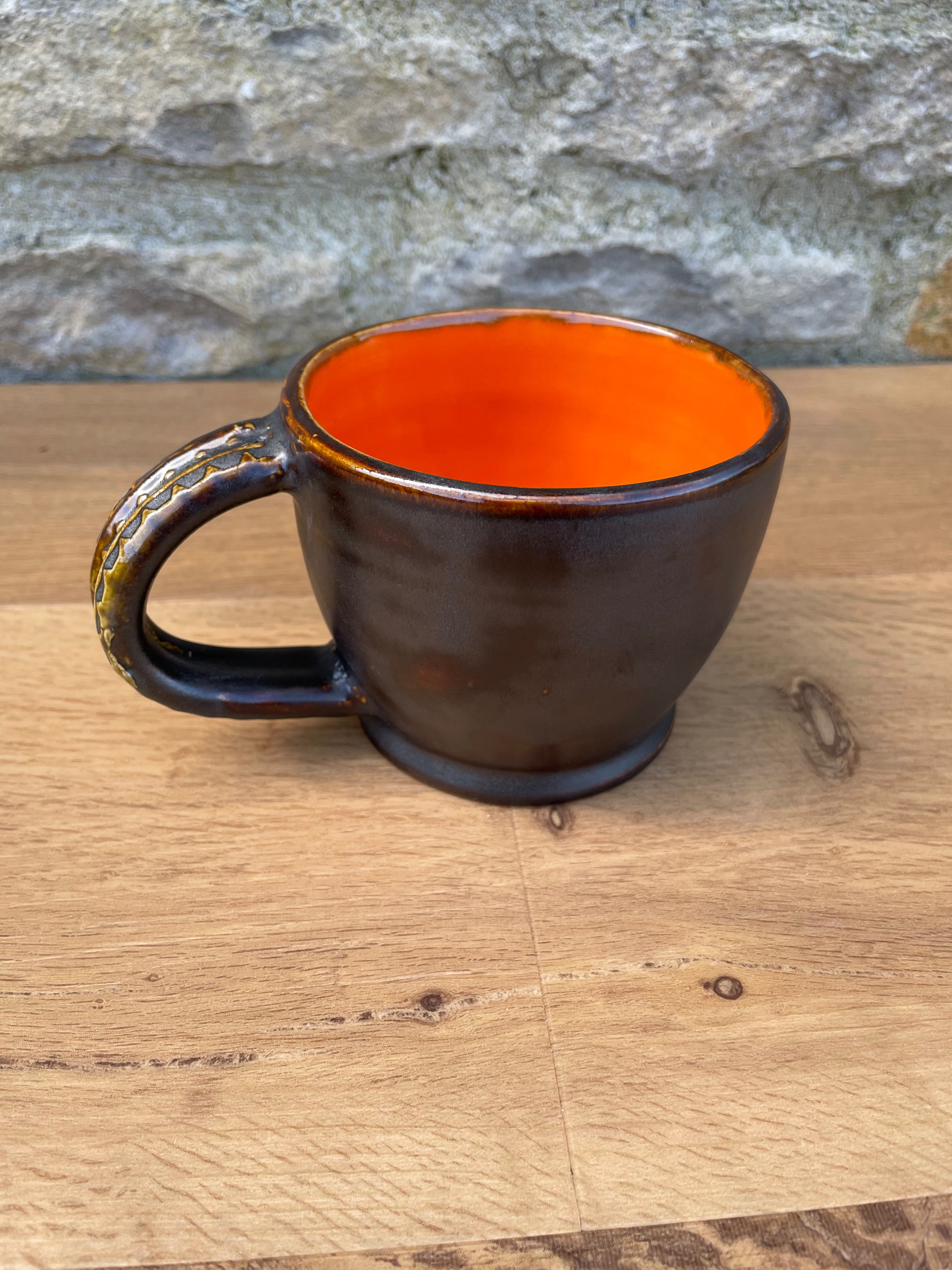 Mug - Brown & Orange - 860