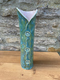Vase - Tall Green Textured - 855