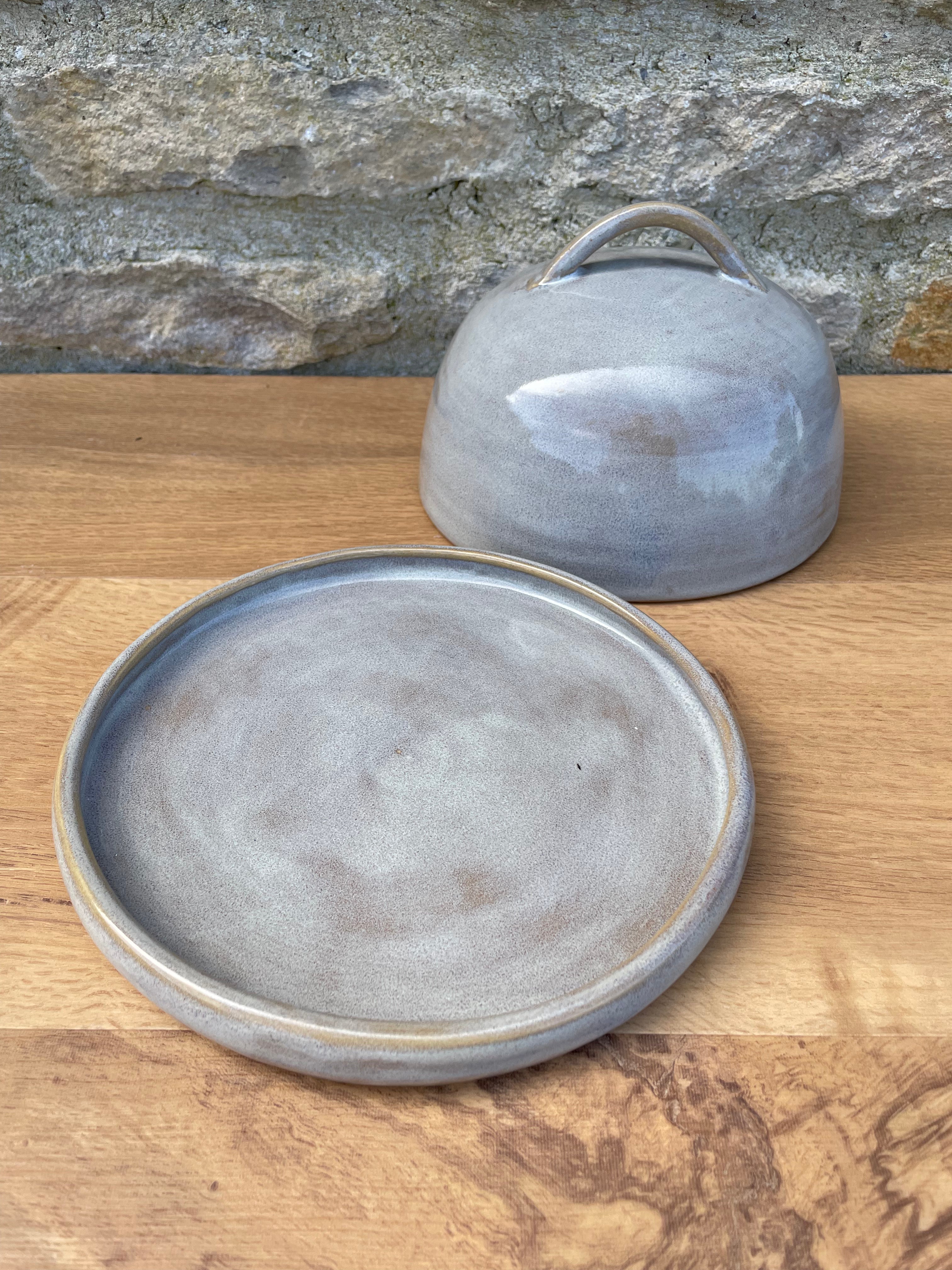 Butter / Cheese Dish - Brown - 870