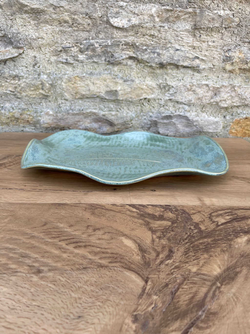 Platter - Green Fern imprint - 866