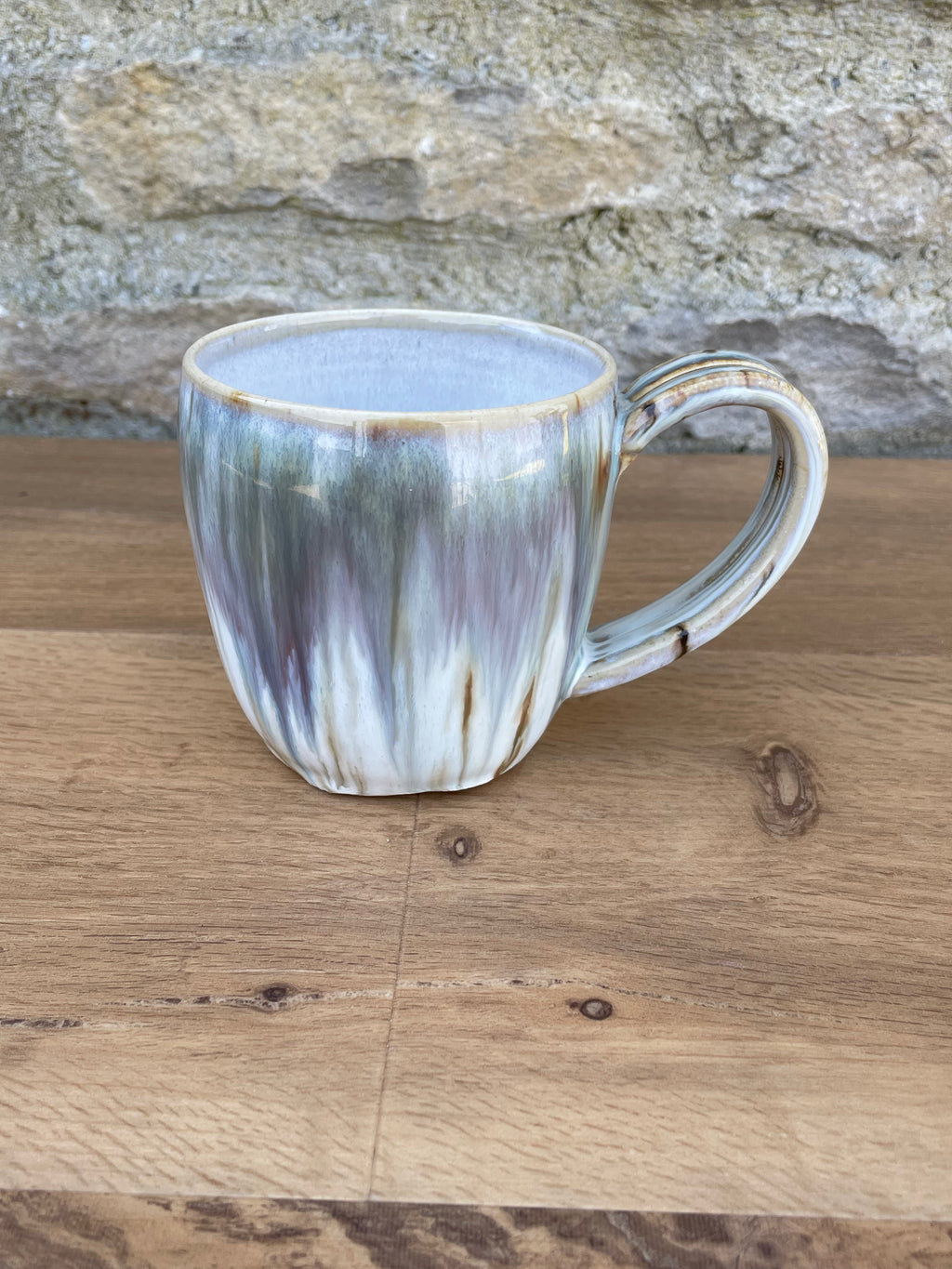 Mug - Cream, Grey & Brown - 880