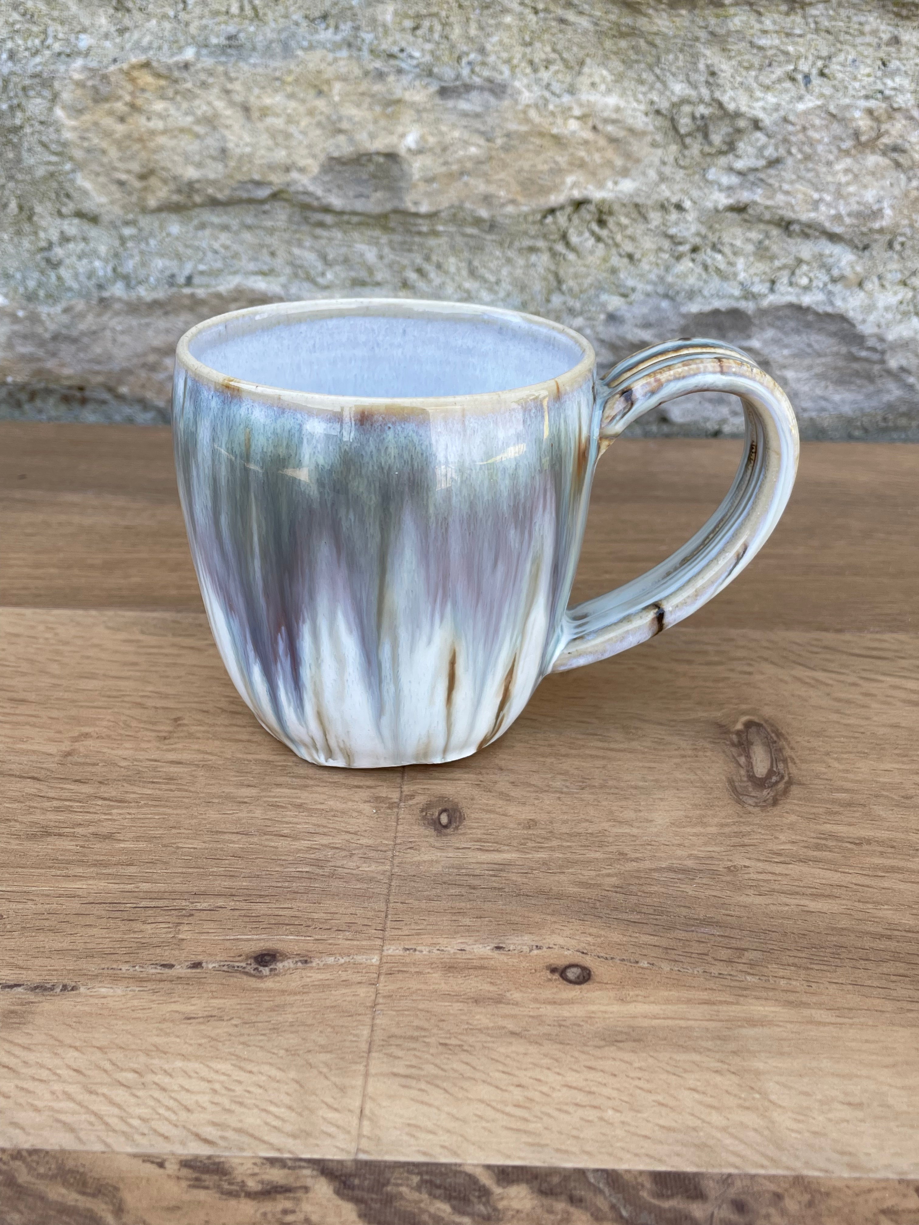 Mug - Cream, Grey & Brown - 880