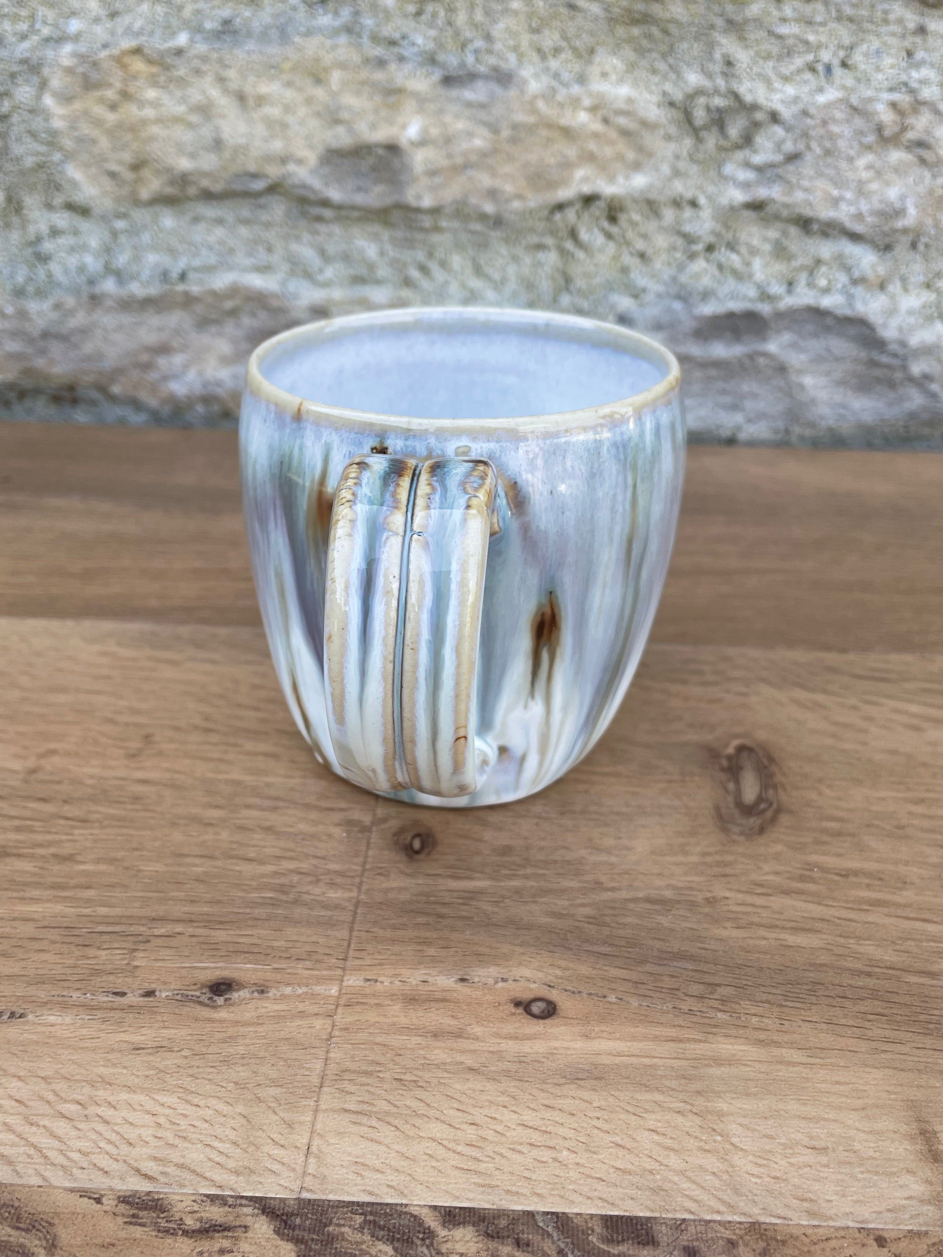 Mug - Cream, Grey & Brown - 880