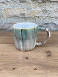 Mug - Green, Beige & Brown - 884