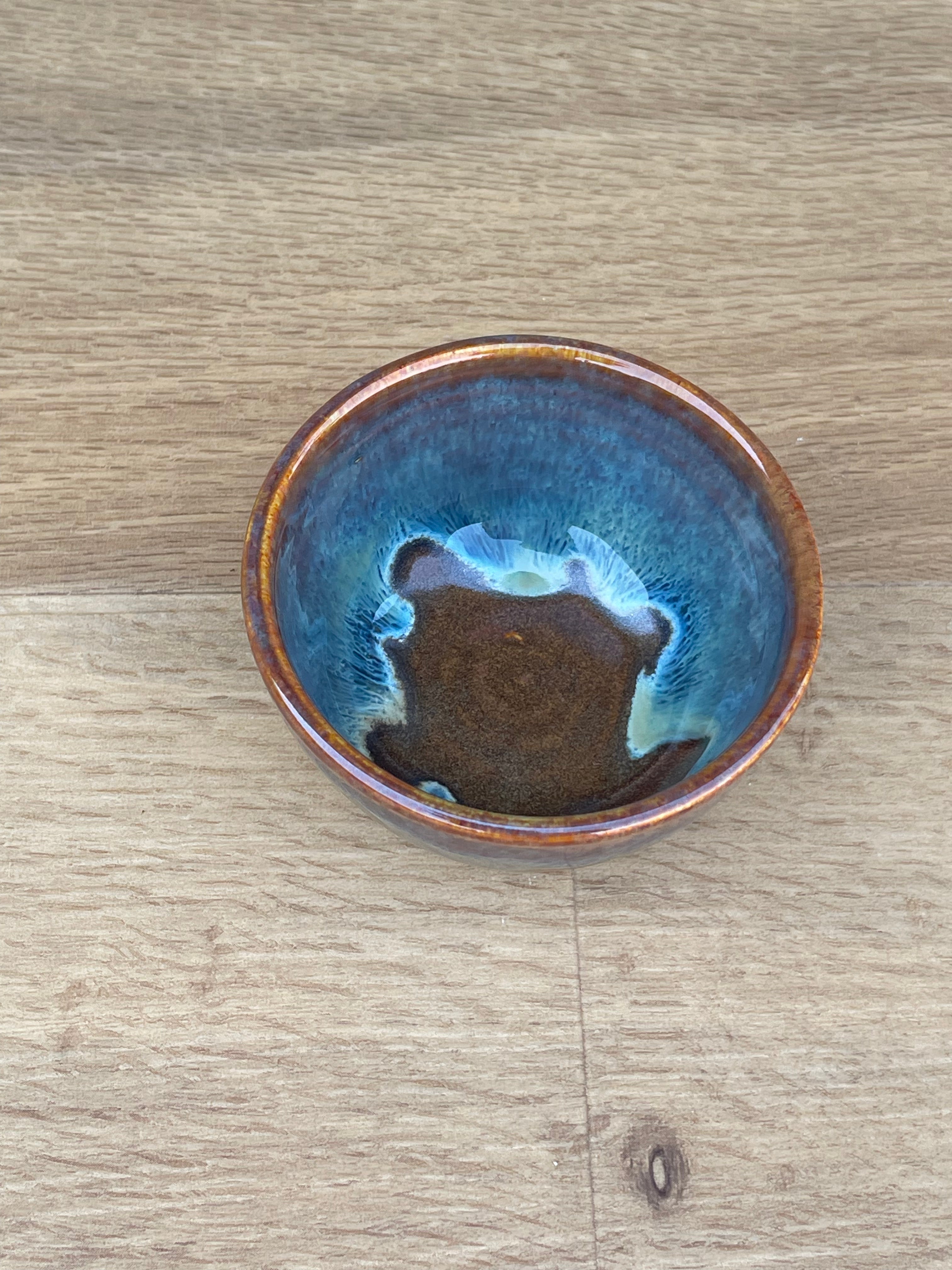 Bowl - Small, Brown and Blue - 894