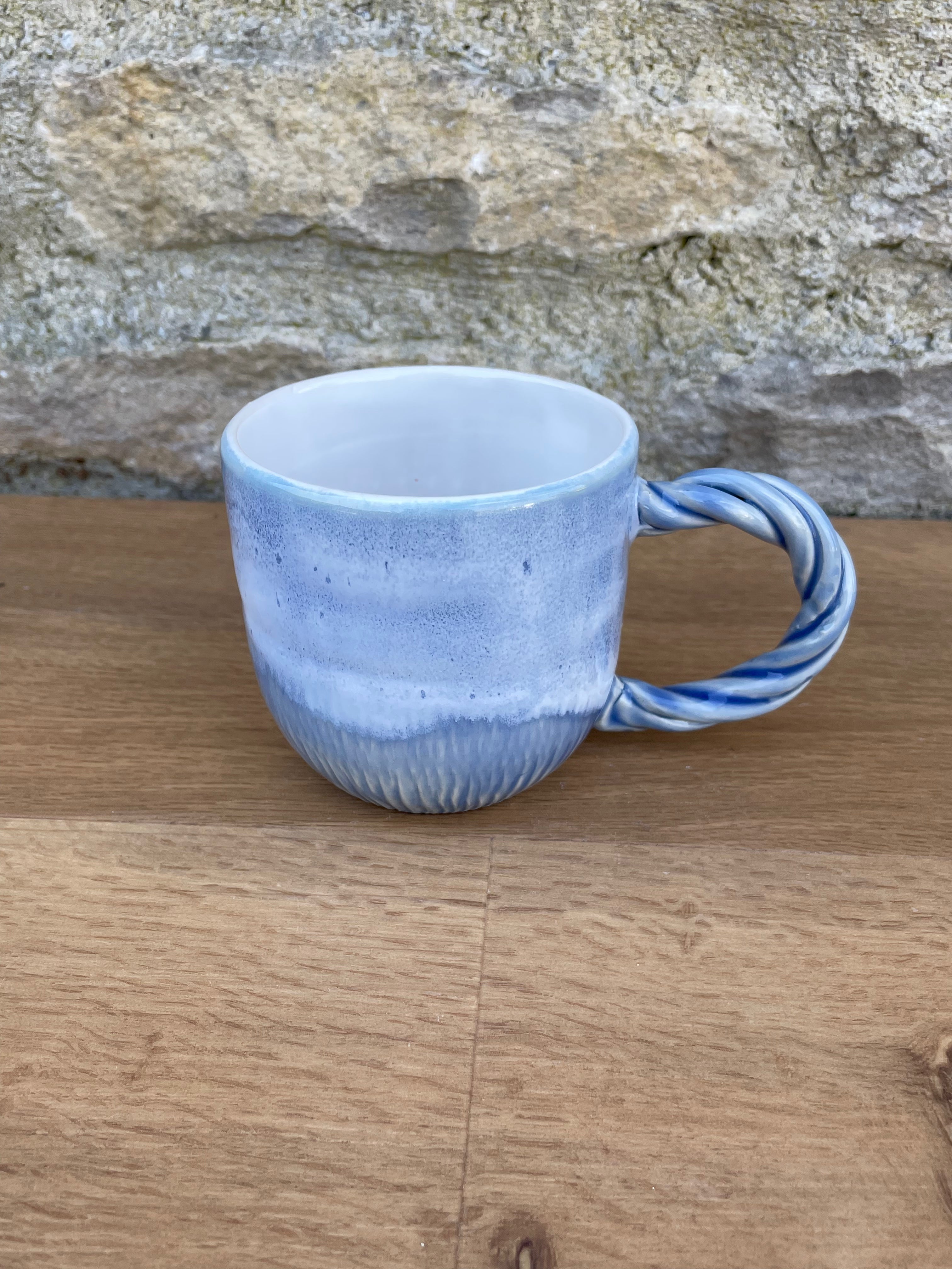 Mug - Blue, textured - 888