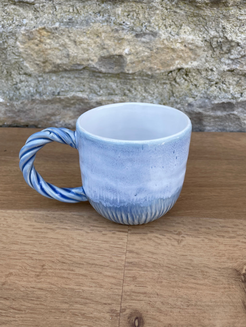 Mug - Blue, textured - 888