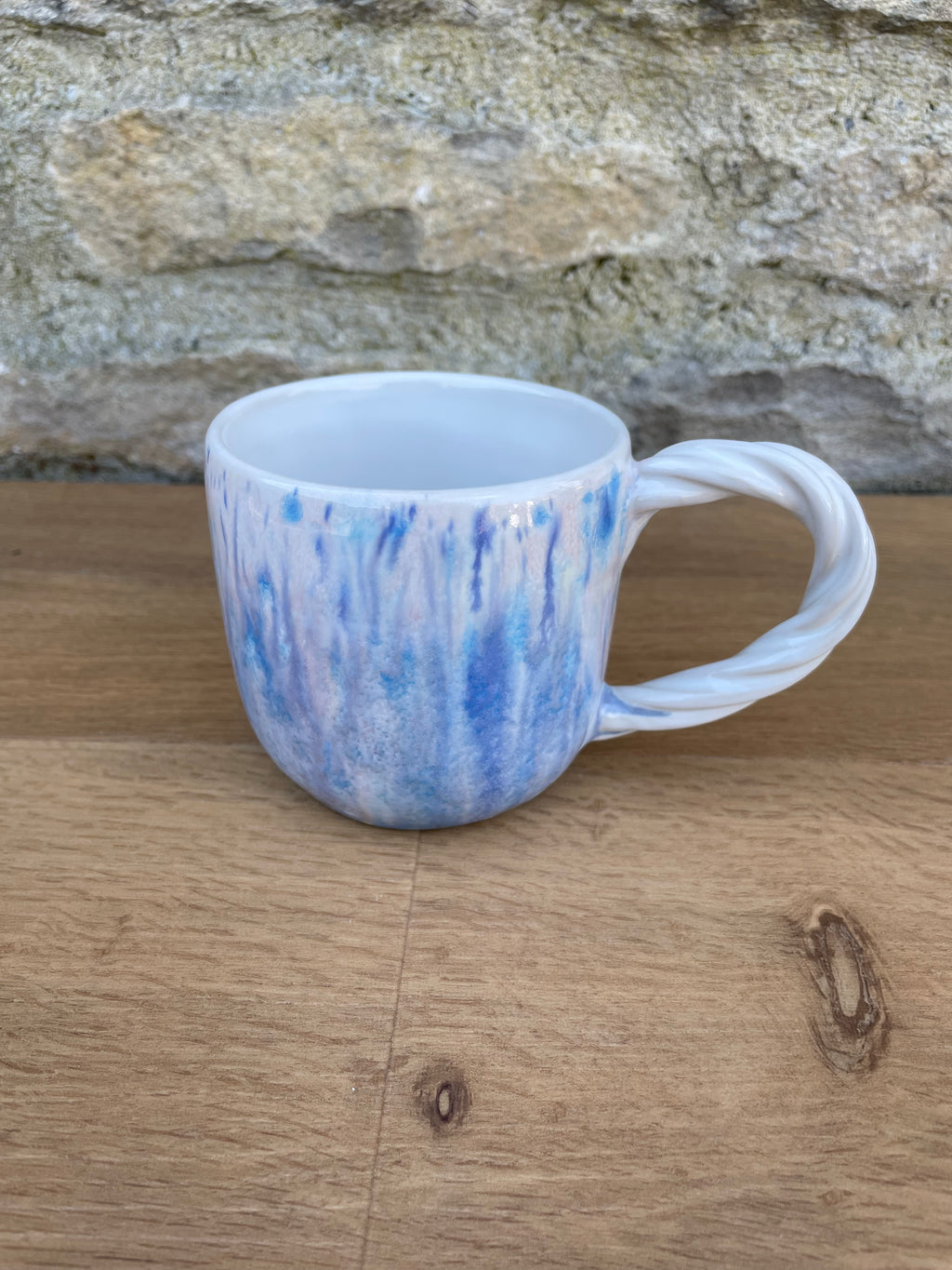 Mug - Blue and Pink - 887