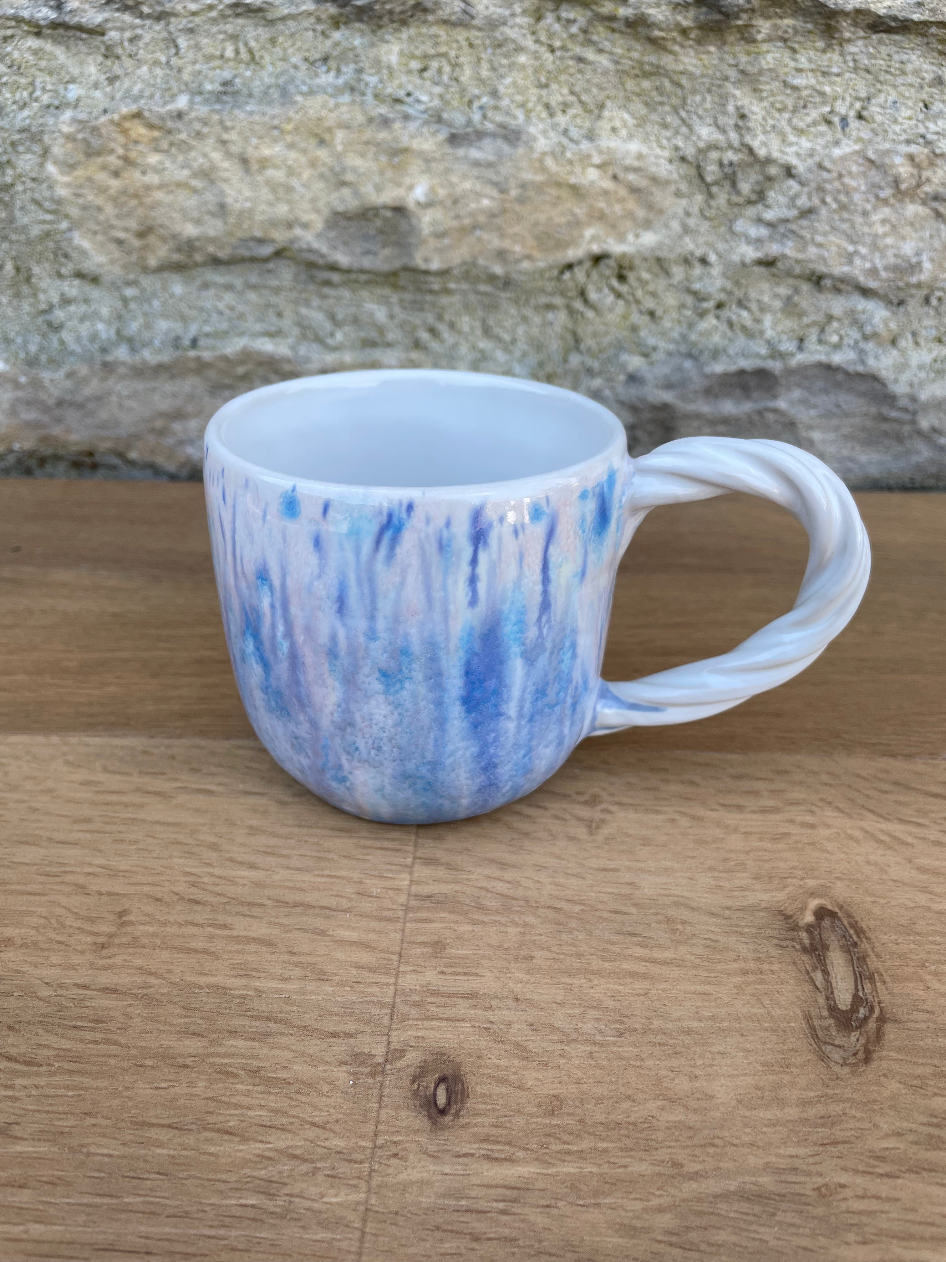 Mug - Blue and Pink - 887