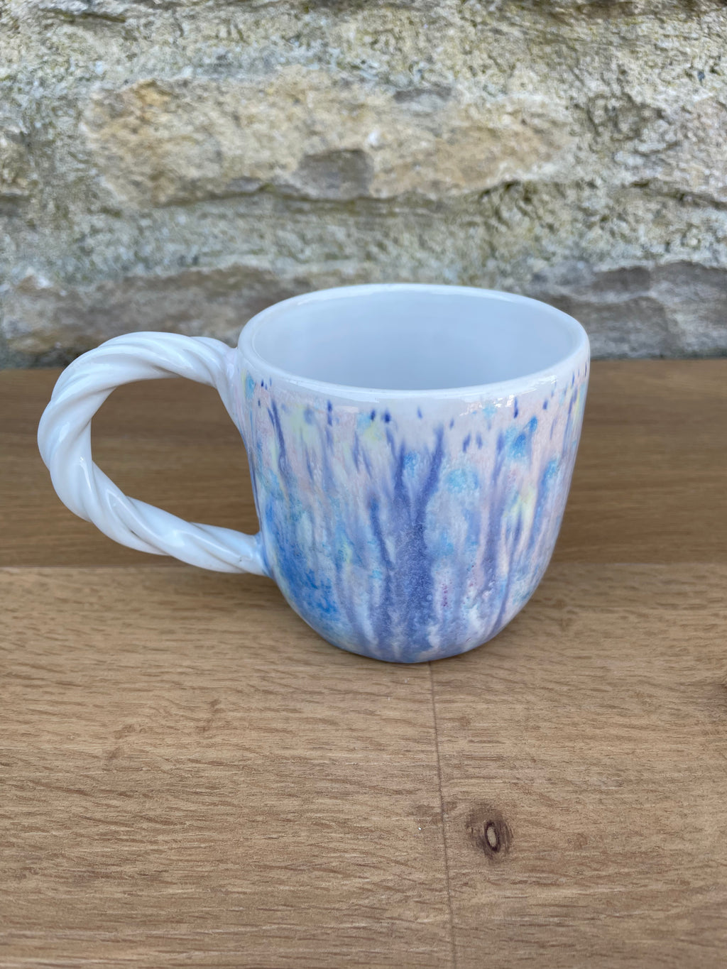 Mug - Blue and Pink - 887