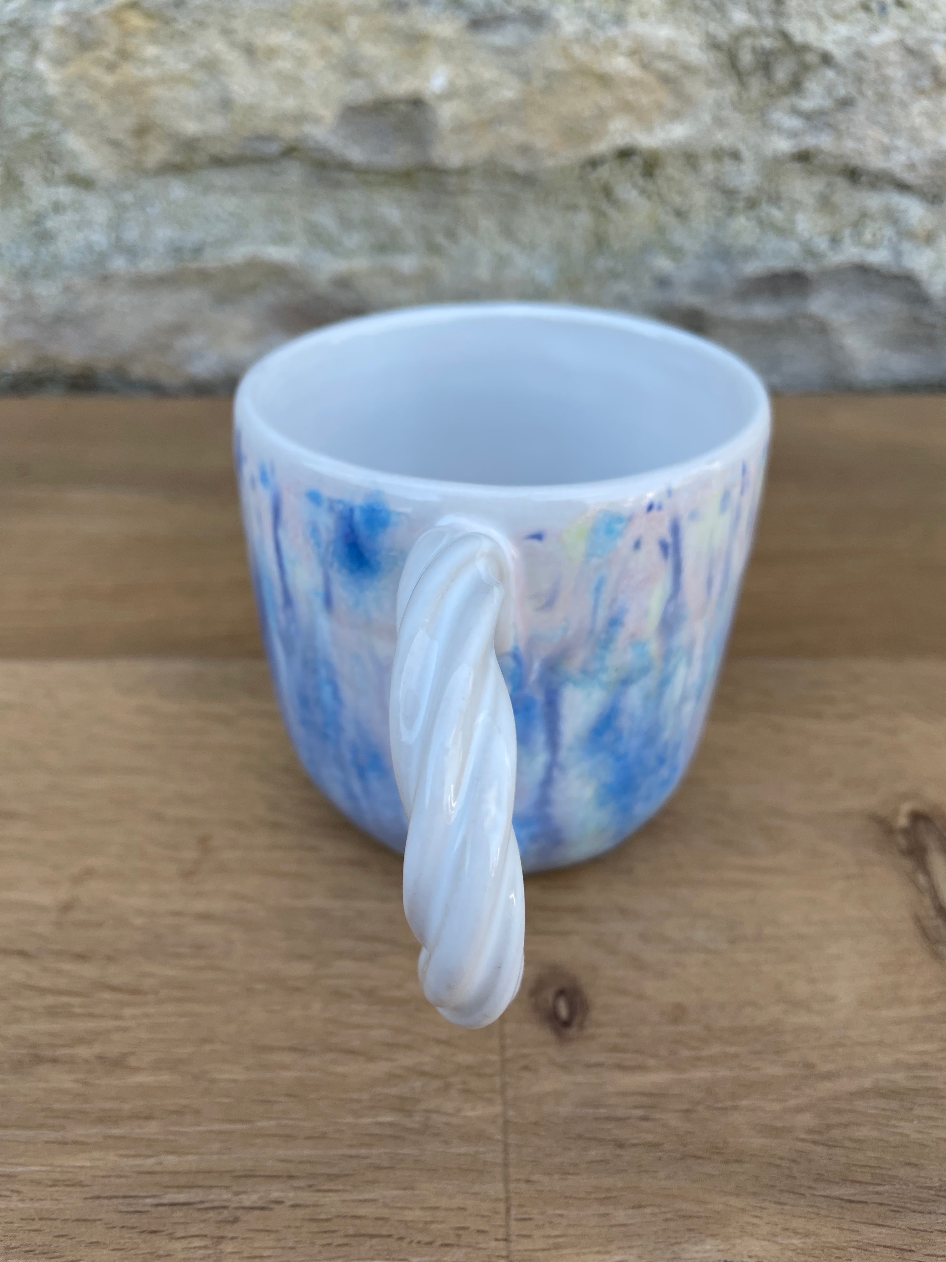 Mug - Blue and Pink - 887